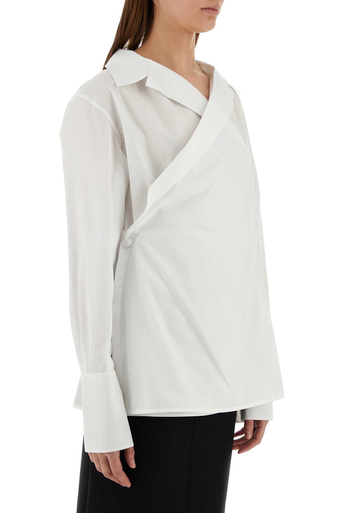 Givenchy Women White Poplin Shirt GIVENCHY
