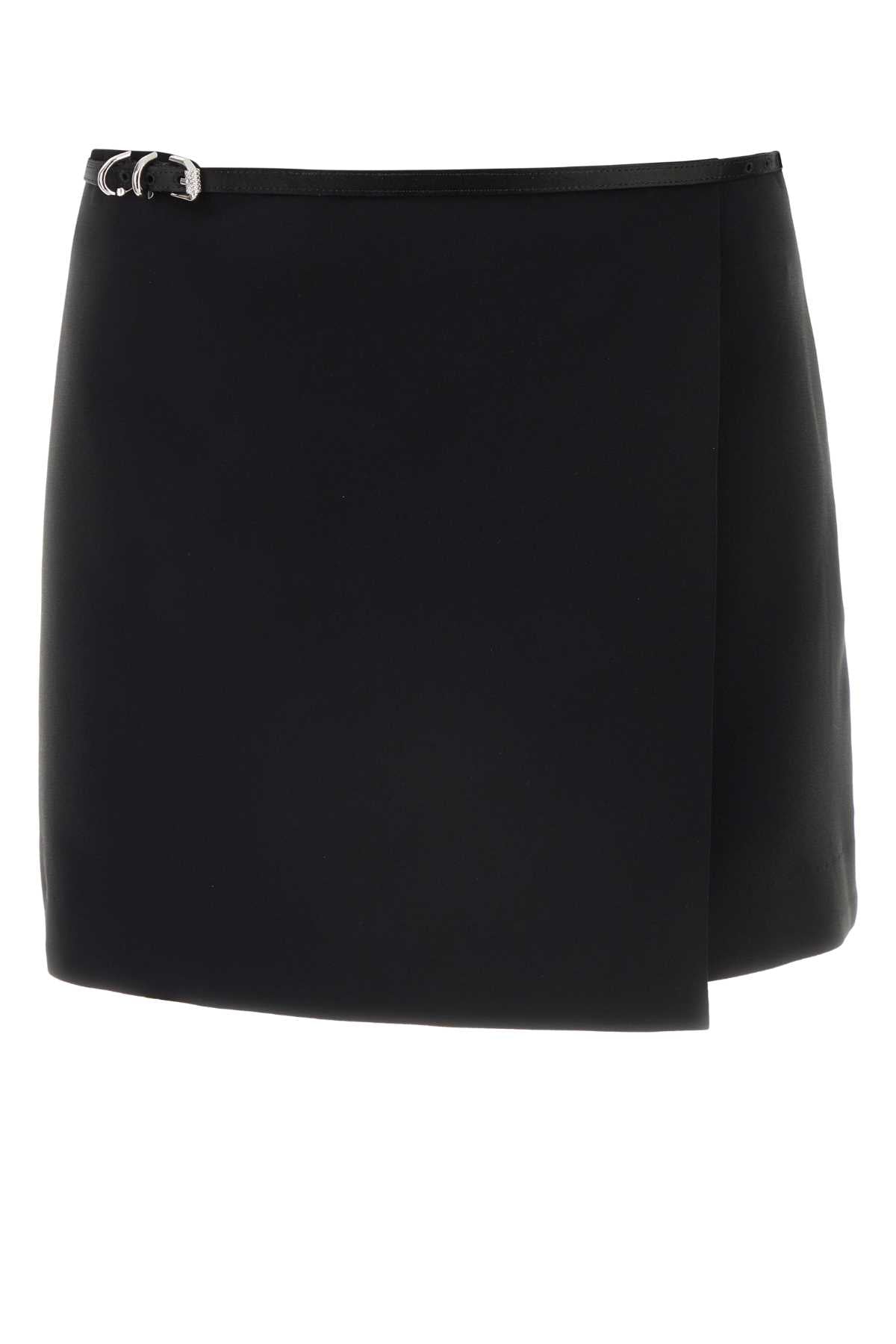 Givenchy Women Black Duchesse Mini Skirt GIVENCHY