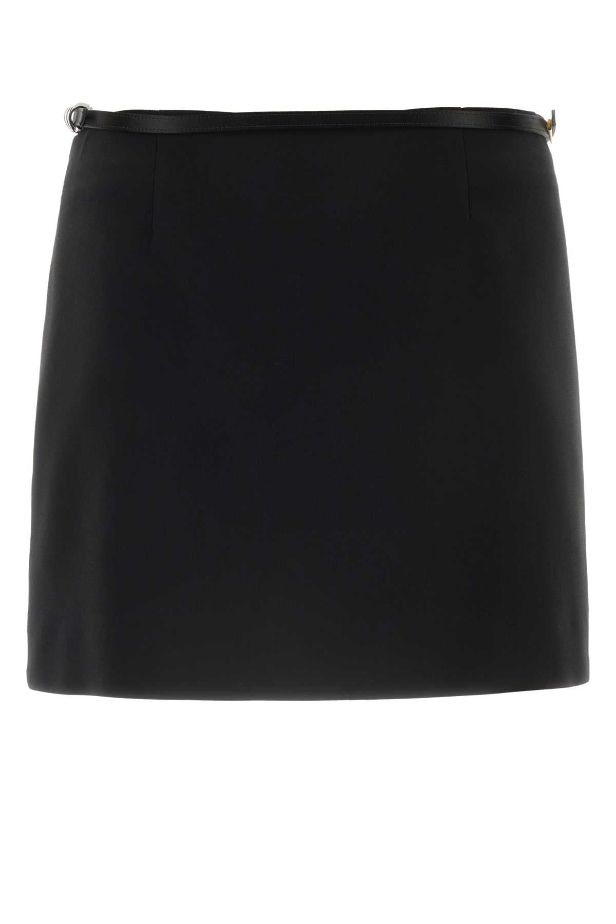 Givenchy Women Black Duchesse Mini Skirt GIVENCHY