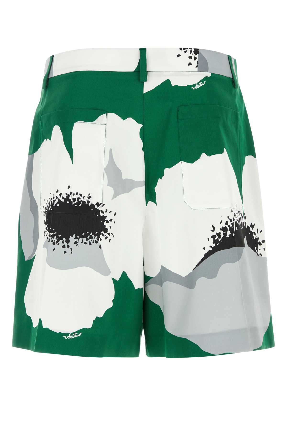 Valentino Garavani Men Printed Cotton Bermuda Shorts VALENTINO GARAVANI