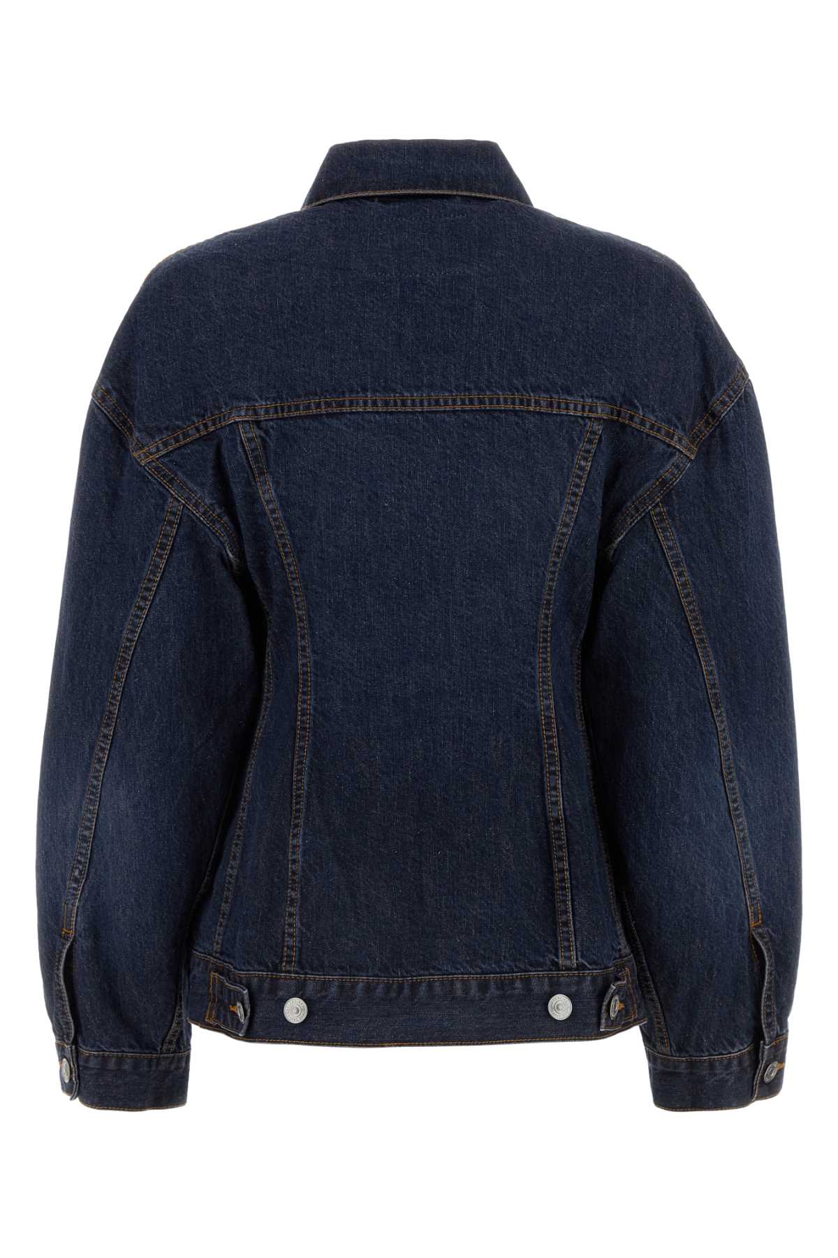 Balenciaga Women Dark Blue Denim Hourglass Jacket BALENCIAGA