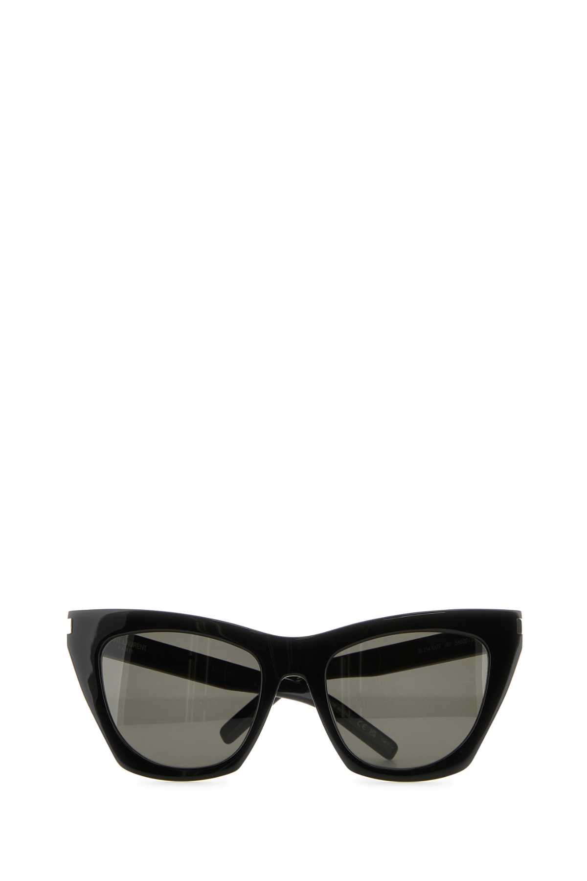 Saint Laurent Unisex Black Acetate Sl 214 Sunglasses SAINT LAURENT