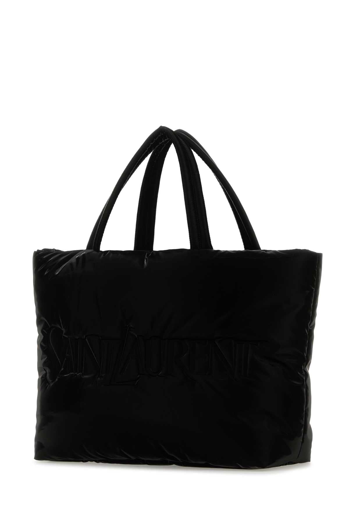 Saint Laurent Men Black Nylon Saint Laurent Shopping Bag SAINT LAURENT