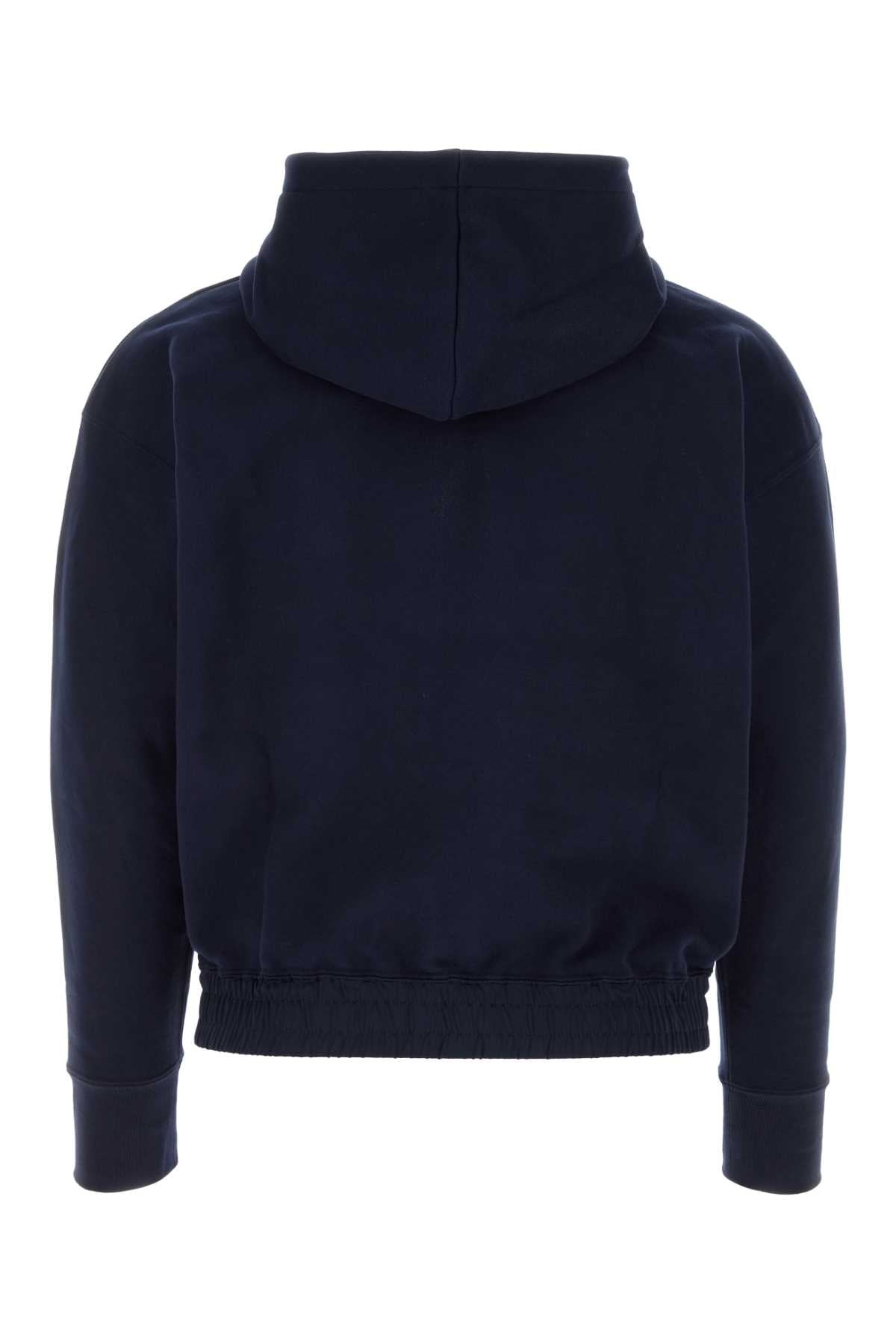 Saint Laurent Men Dark Blue Cotton Sweatshirt SAINT LAURENT