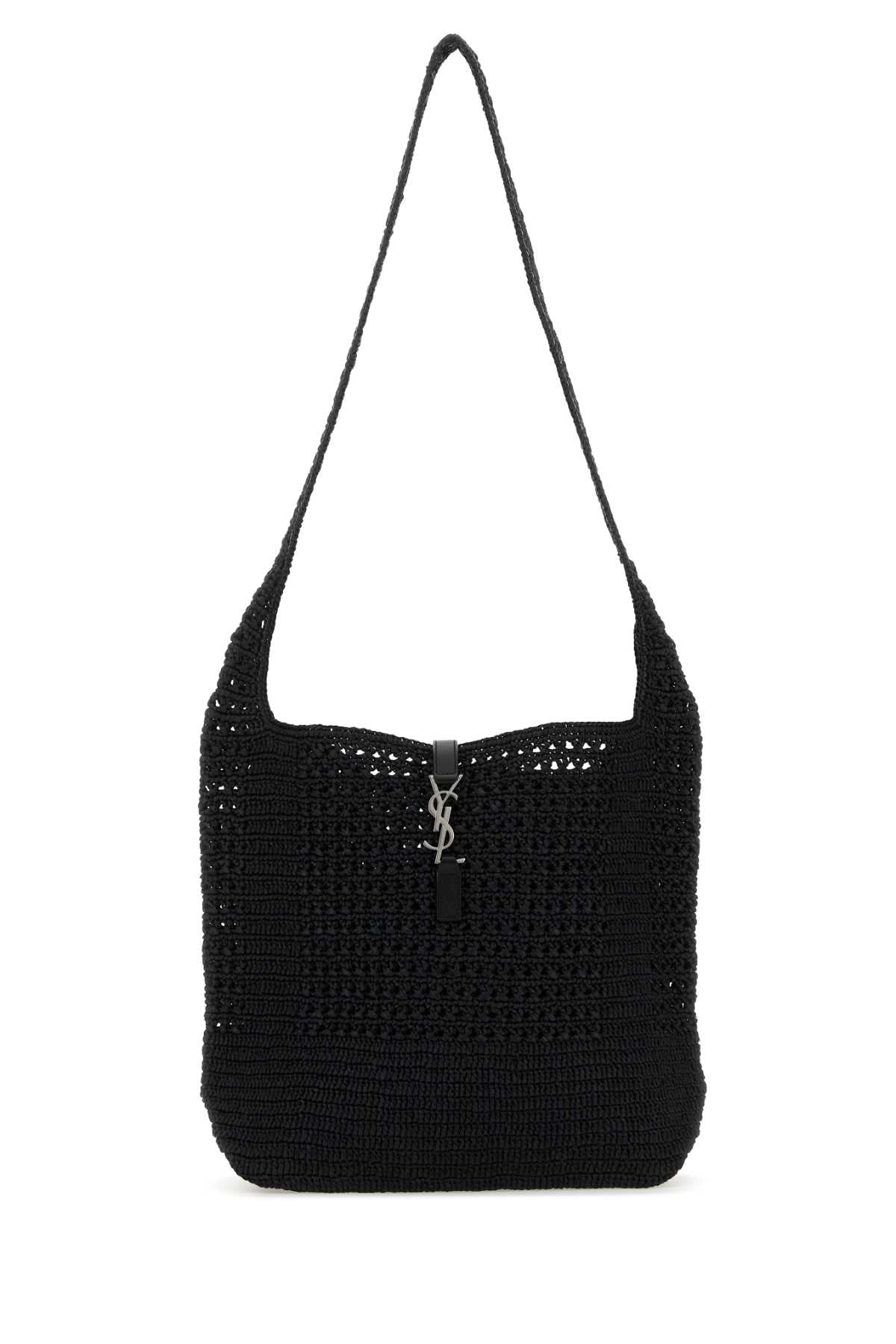 Saint Laurent Men Black Raffia Medium Le 5 Ã  7 Shoulder Bag SAINT LAURENT