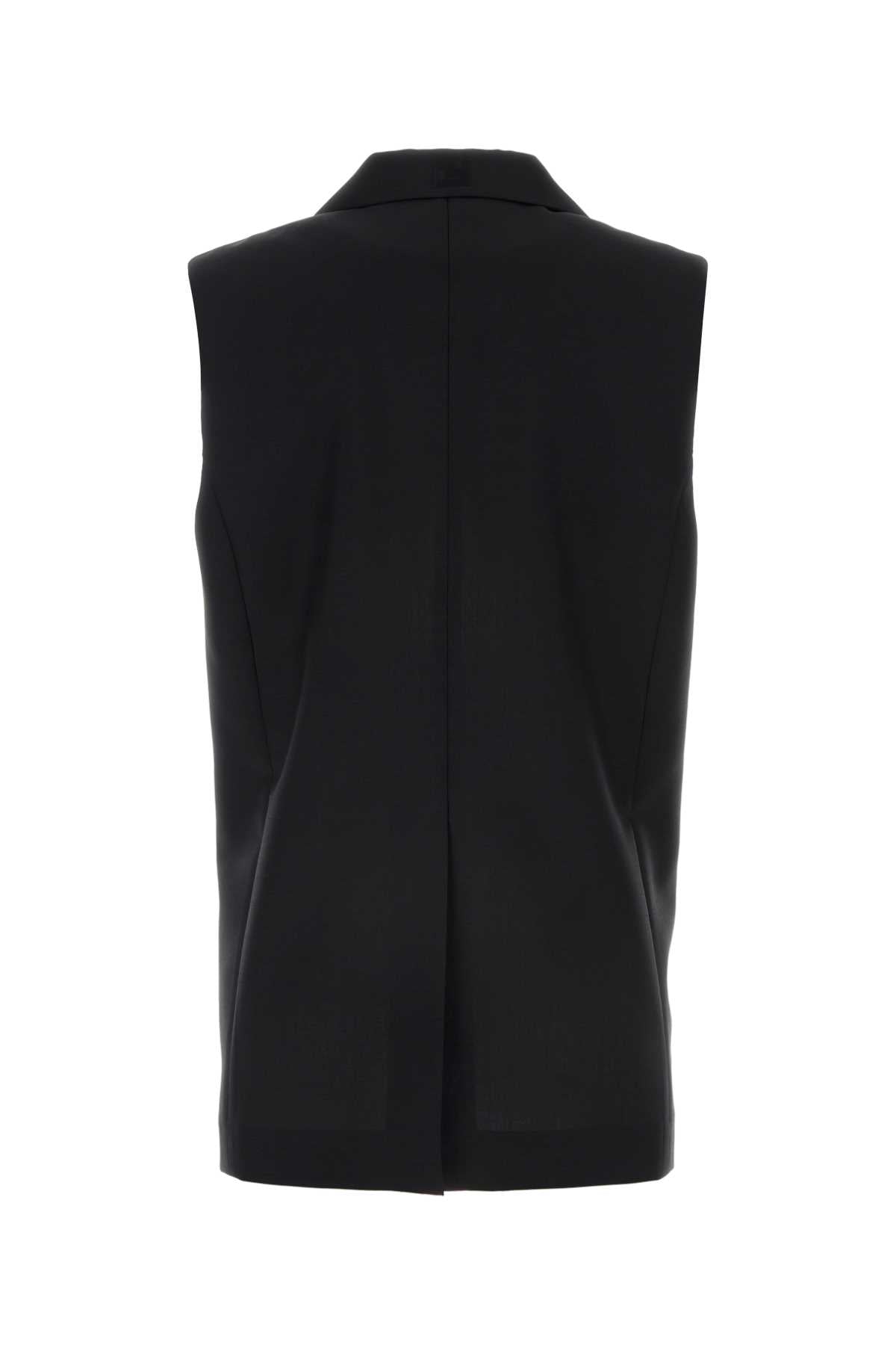 Fendi Women Black Mohair Blend Vest FENDI