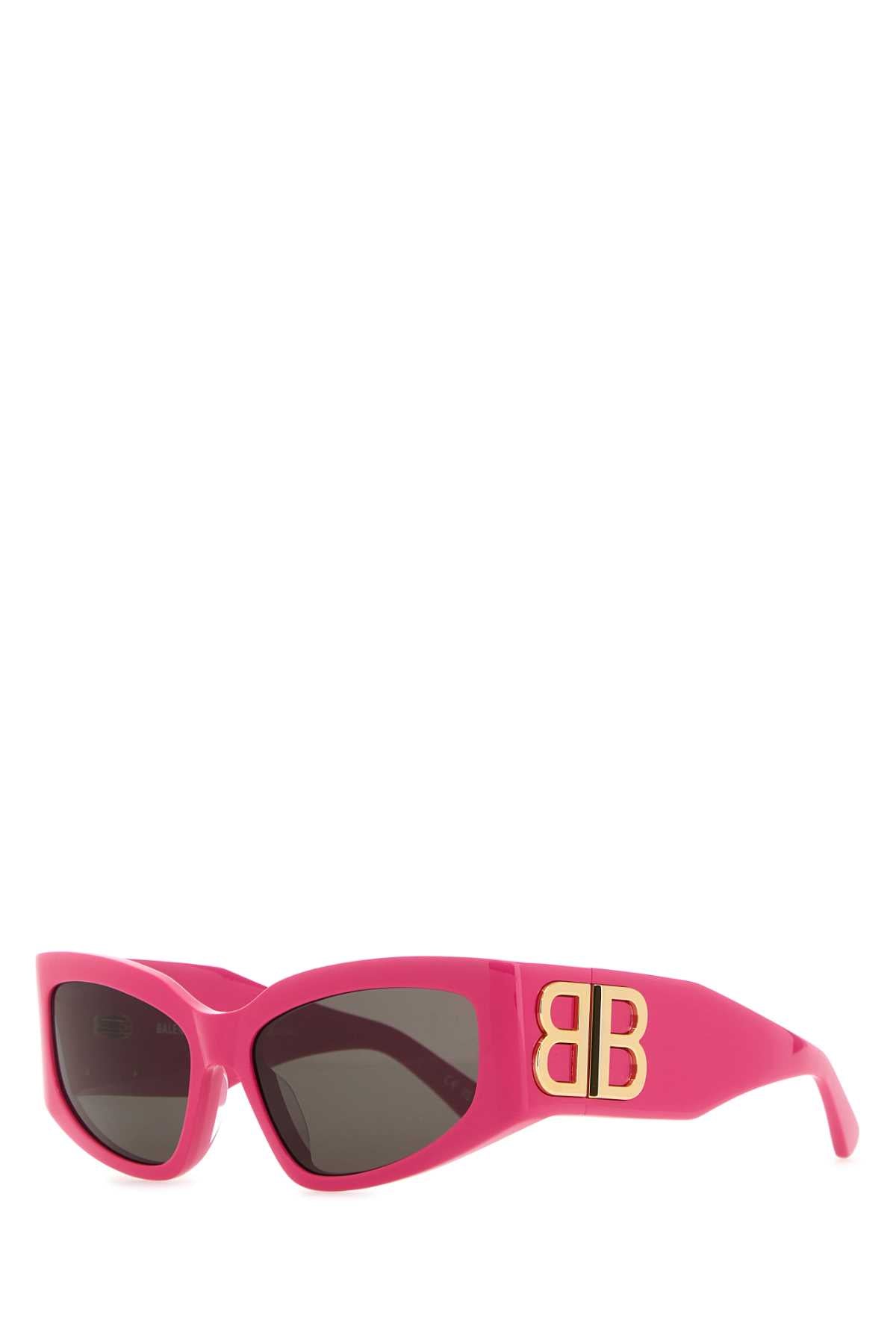 Balenciaga Women Fuchsia Acetate Bossy Cat Sunglasses BALENCIAGA