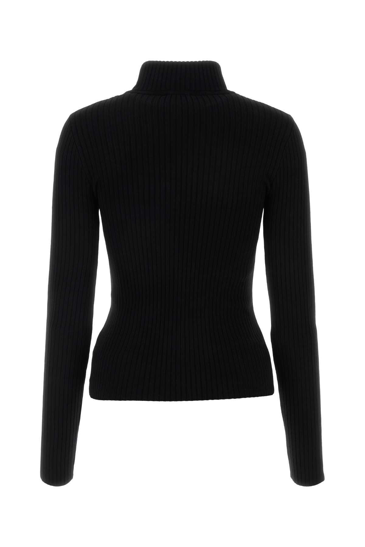 Courreges Women Black Viscose Blend Sweater COURREGES