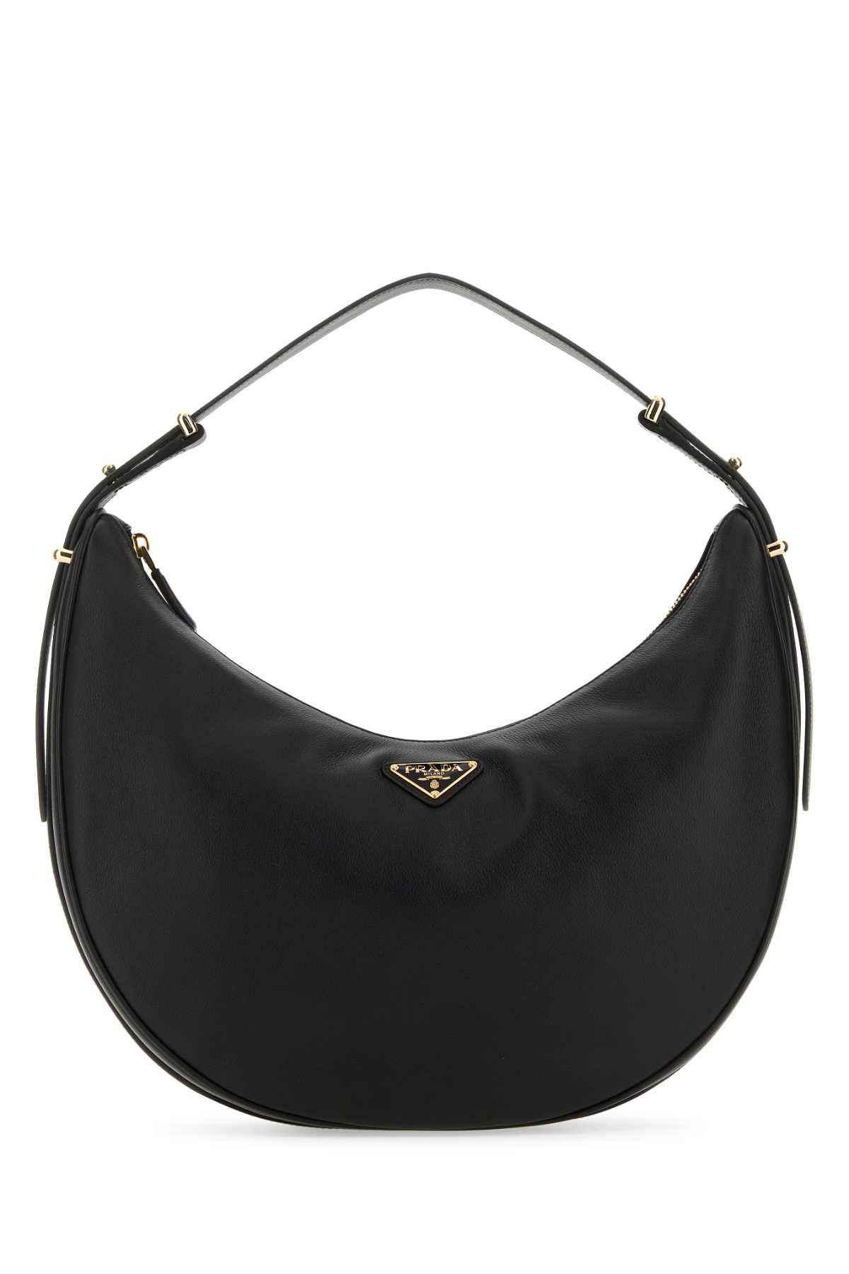 Prada Women Black Leather Big Arquã¨ Handbag PRADA