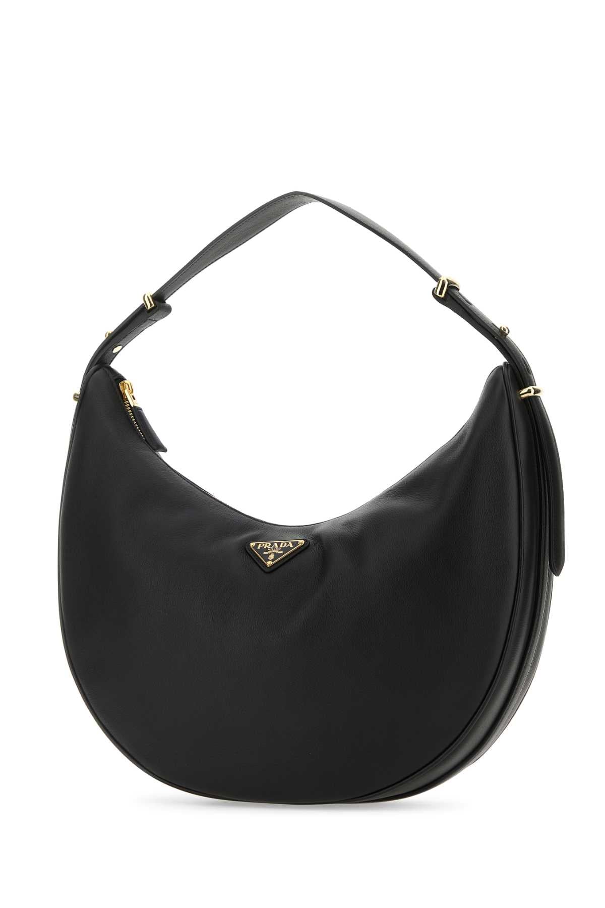 Prada Women Black Leather Big Arquã¨ Handbag PRADA