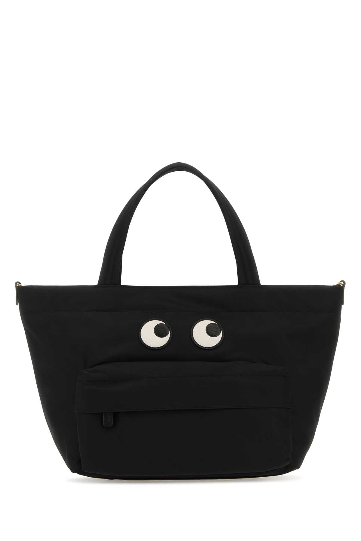 Anya Hindmarch Women Black Nylon Mini Eyes Handbag ANYA HINDMARCH