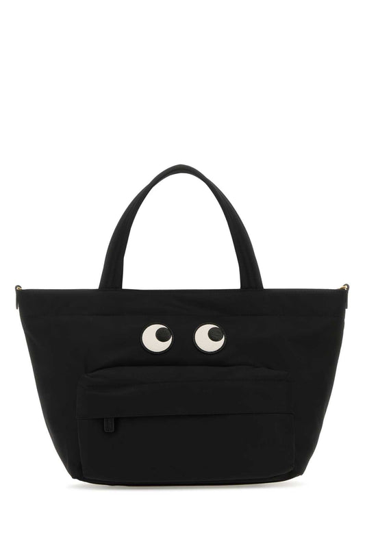 Anya Hindmarch Women Black Nylon Mini Eyes Handbag ANYA HINDMARCH