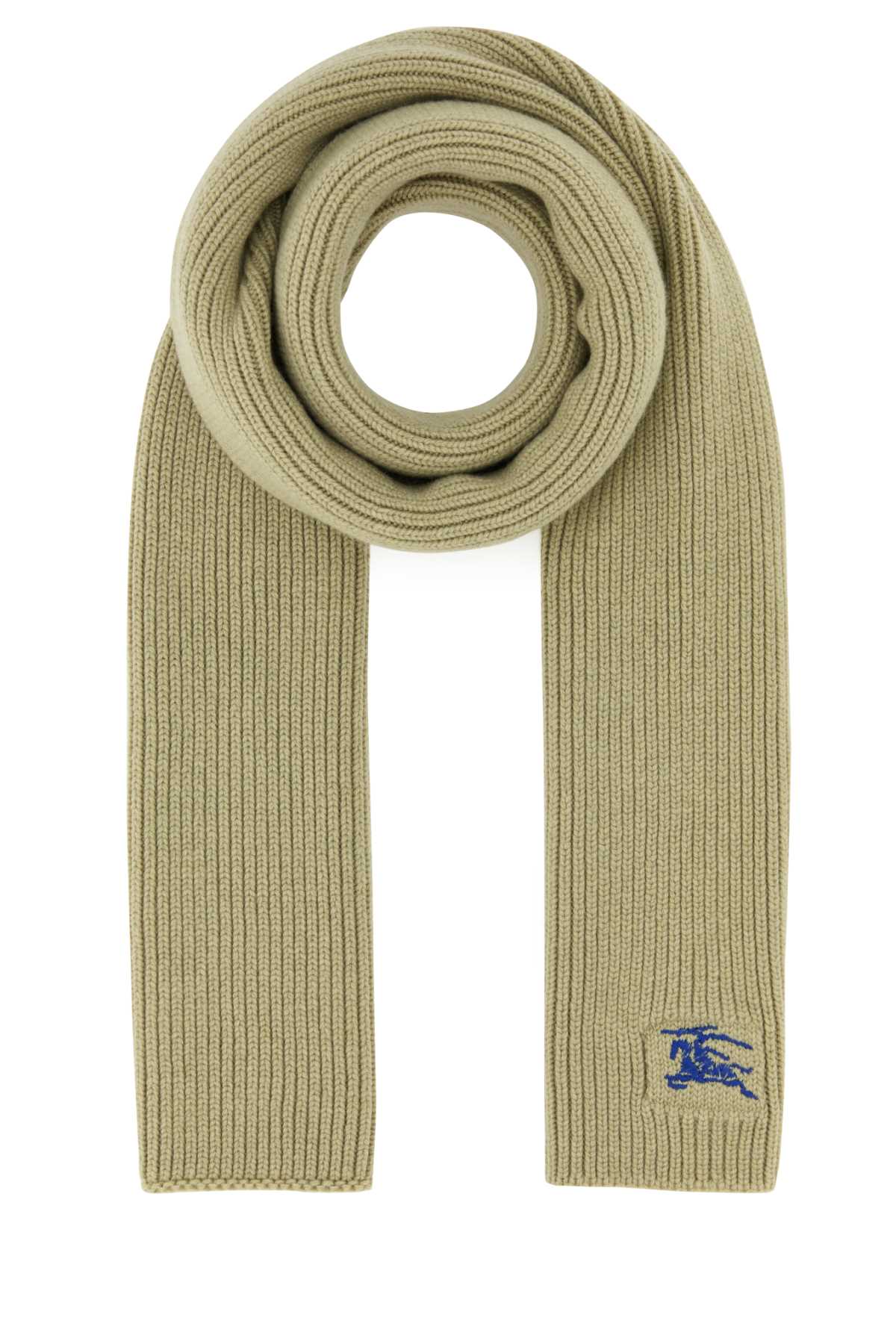 Burberry Unisex Khaki Cashmere Scarf BURBERRY