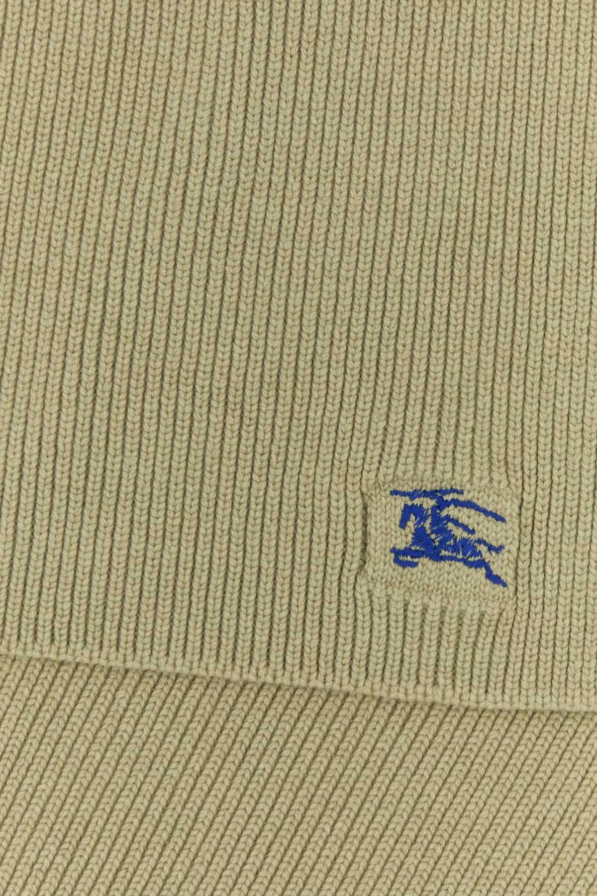 Burberry Unisex Khaki Cashmere Scarf BURBERRY