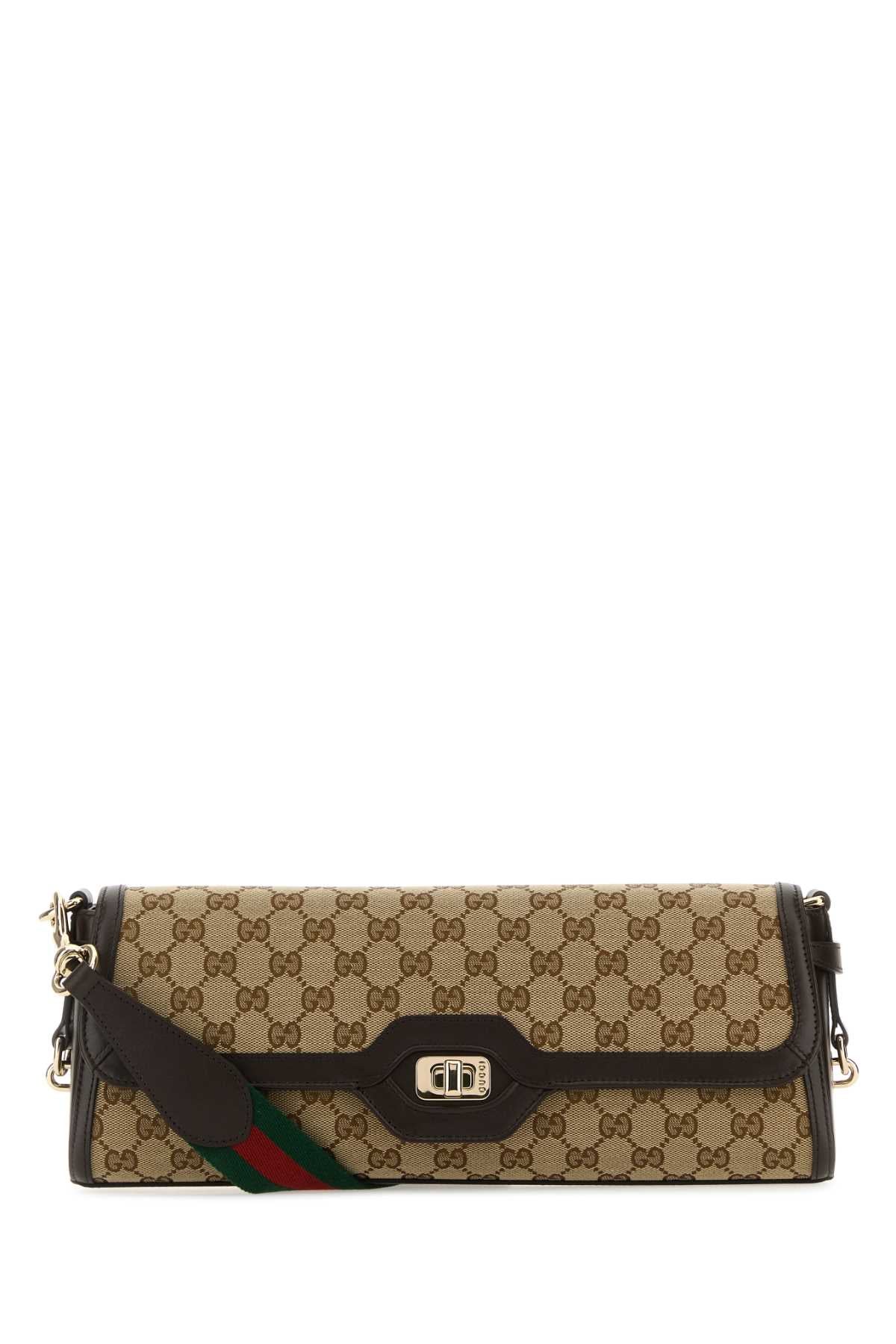 Gucci Women Original Gg Fabric Medium Luce Shoulder Bag GUCCI