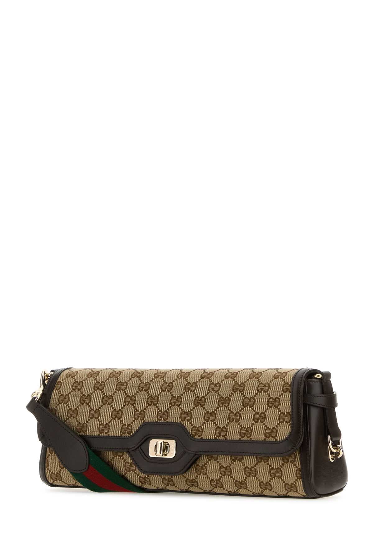 Gucci Women Original Gg Fabric Medium Luce Shoulder Bag GUCCI