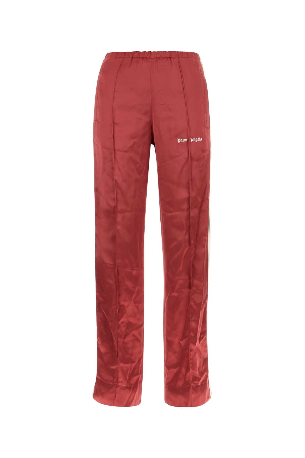 Palm Angels Women Tyrian Purple Viscose Pant PALM ANGELS