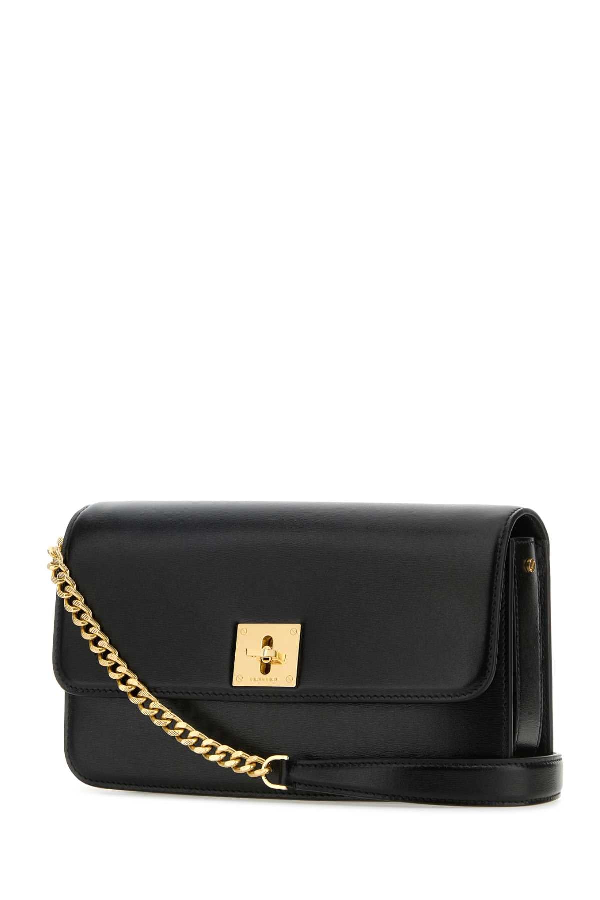 Golden Goose Deluxe Brand Women Black Leather Gioia Clutch GOLDEN GOOSE