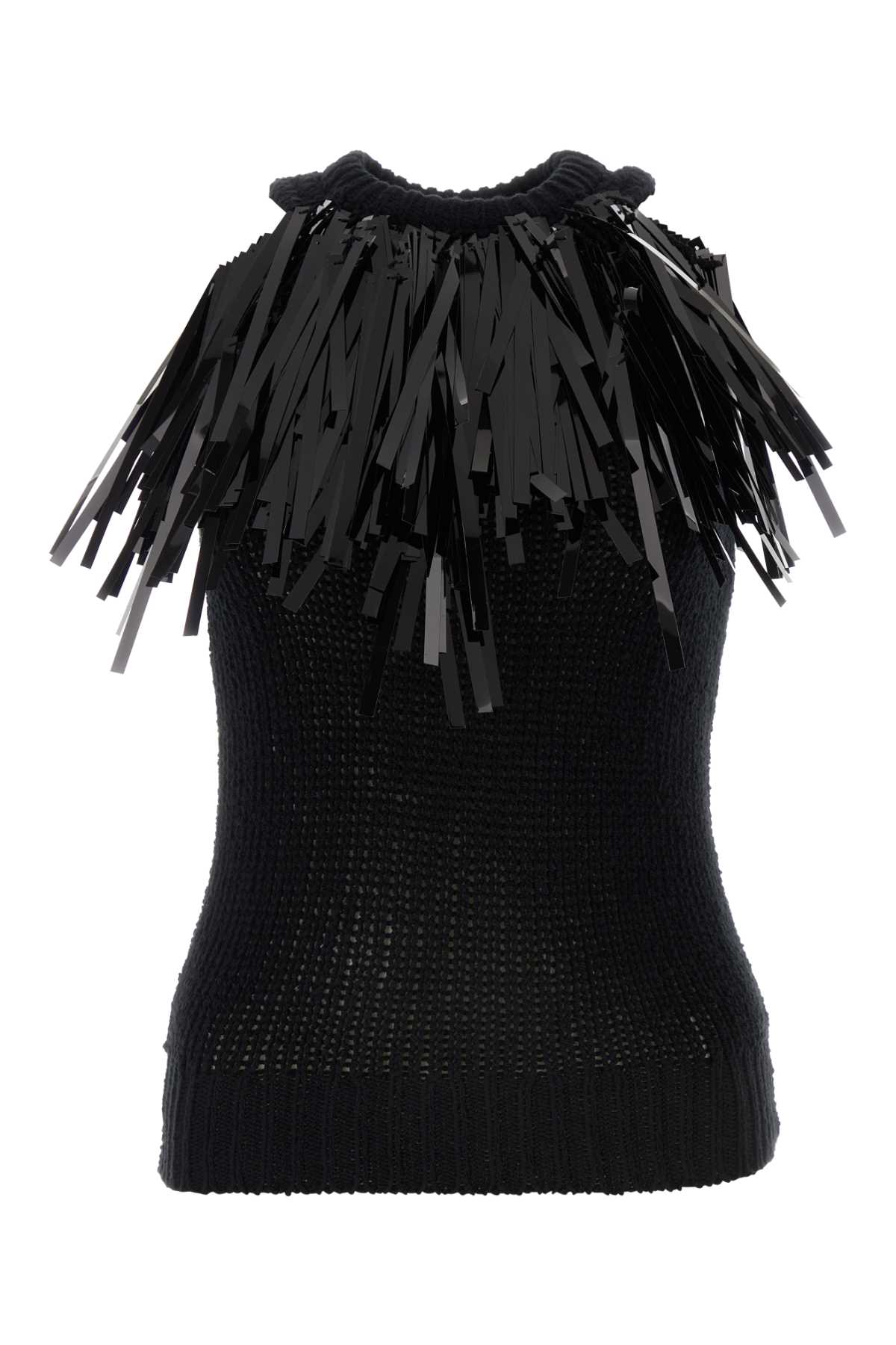 Jil Sander Women Black Stretch Cotton Top JIL SANDER