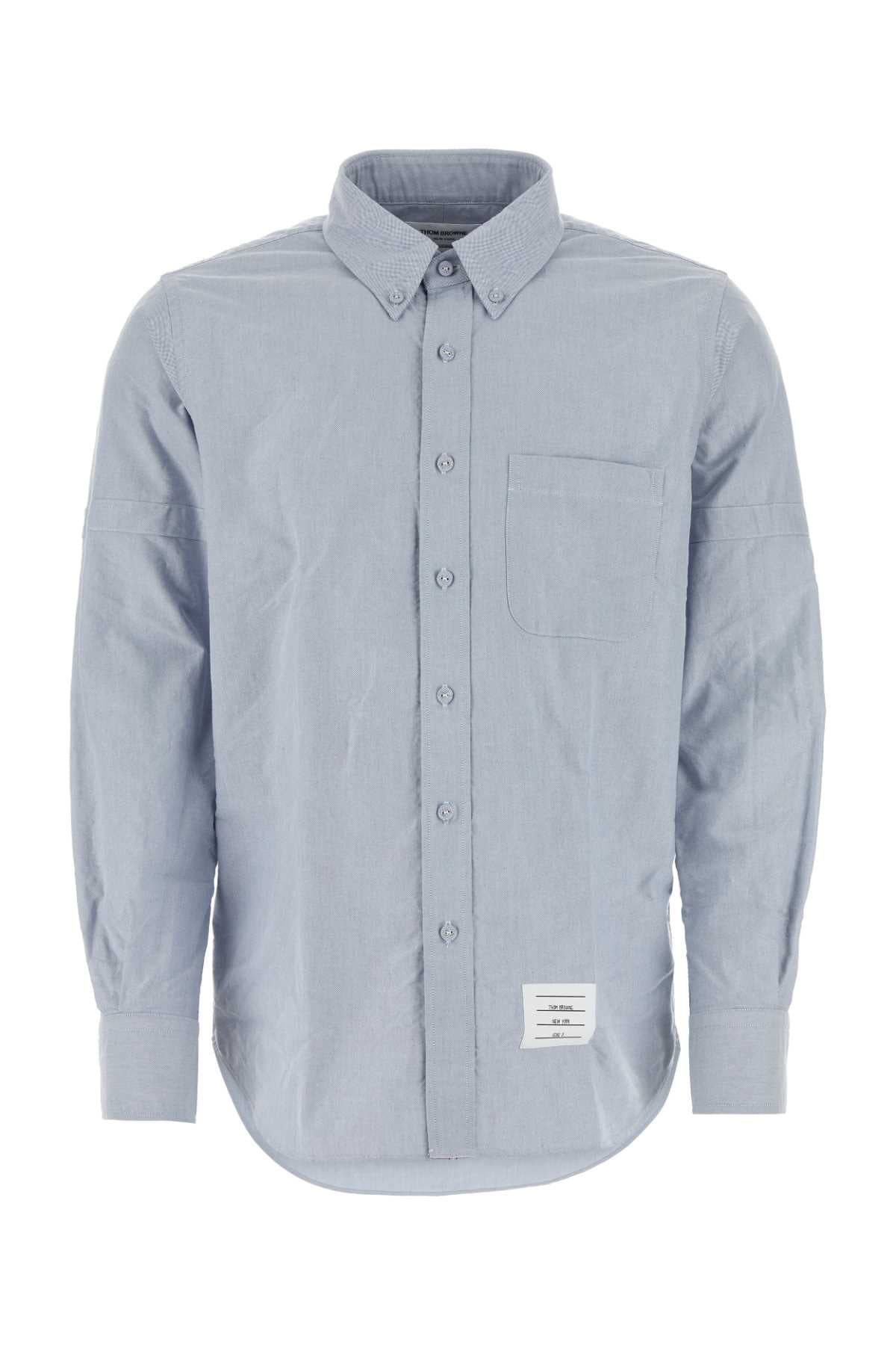 Thom Browne Men Cerulean Oxford Shirt THOM BROWNE