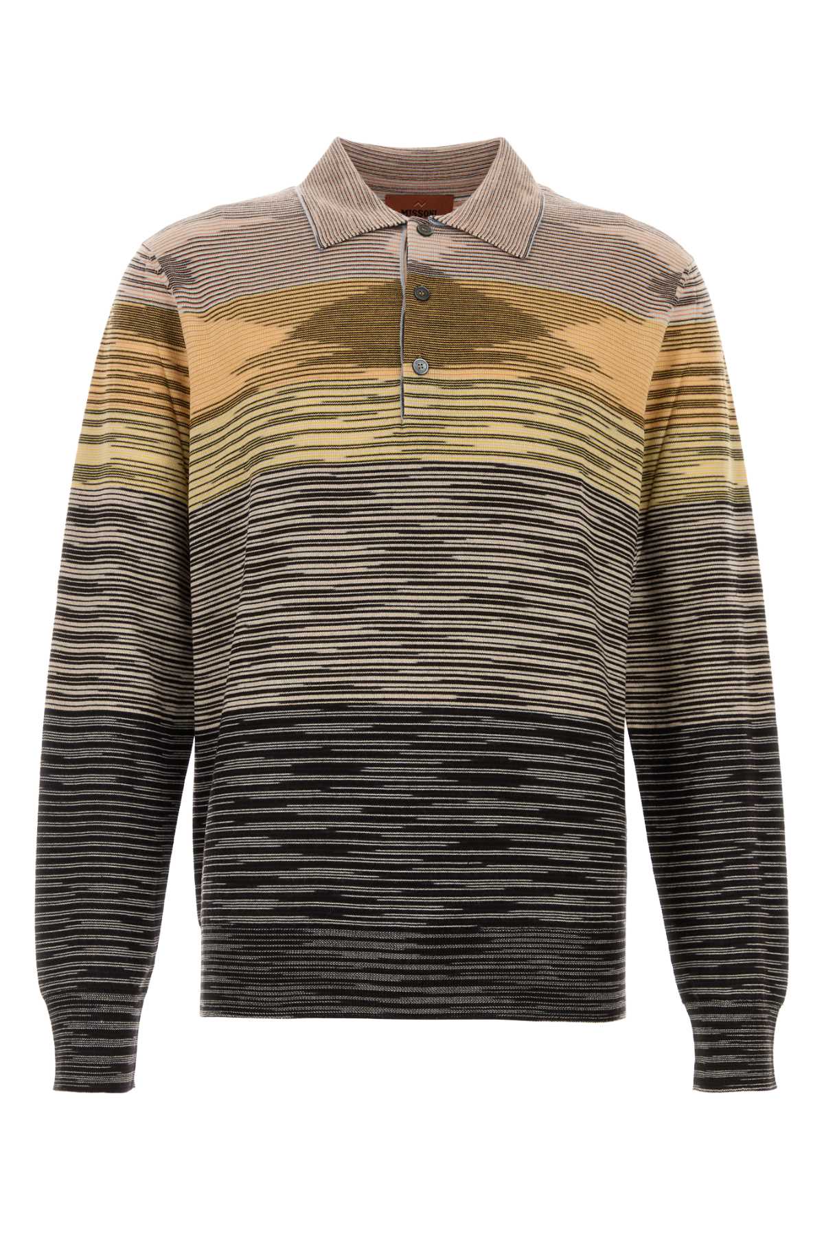 Missoni Men Embroidered Wool Polo Shirt MISSONI