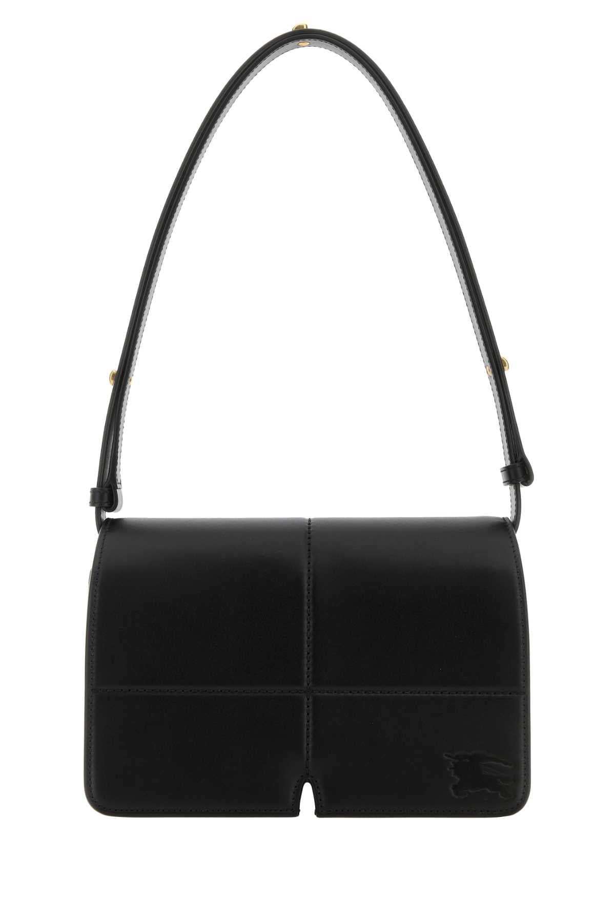 Burberry Women Black Leather Snip Shoulder Bag BURBERRY