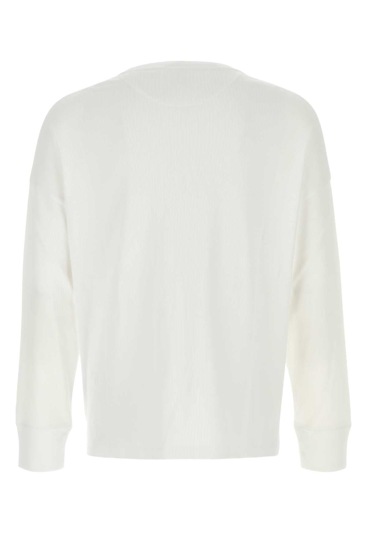 Loewe Men White Cotton T-Shirt LOEWE