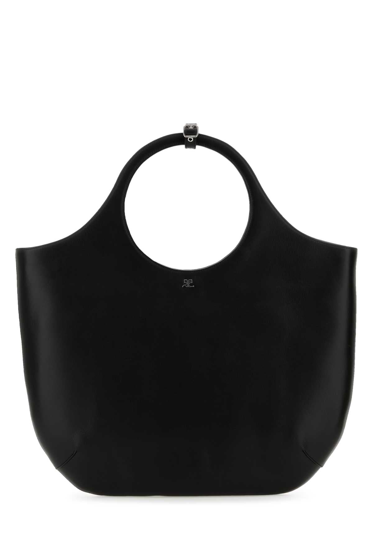 Courreges Women Black Leather Large Holy Handbag COURREGES