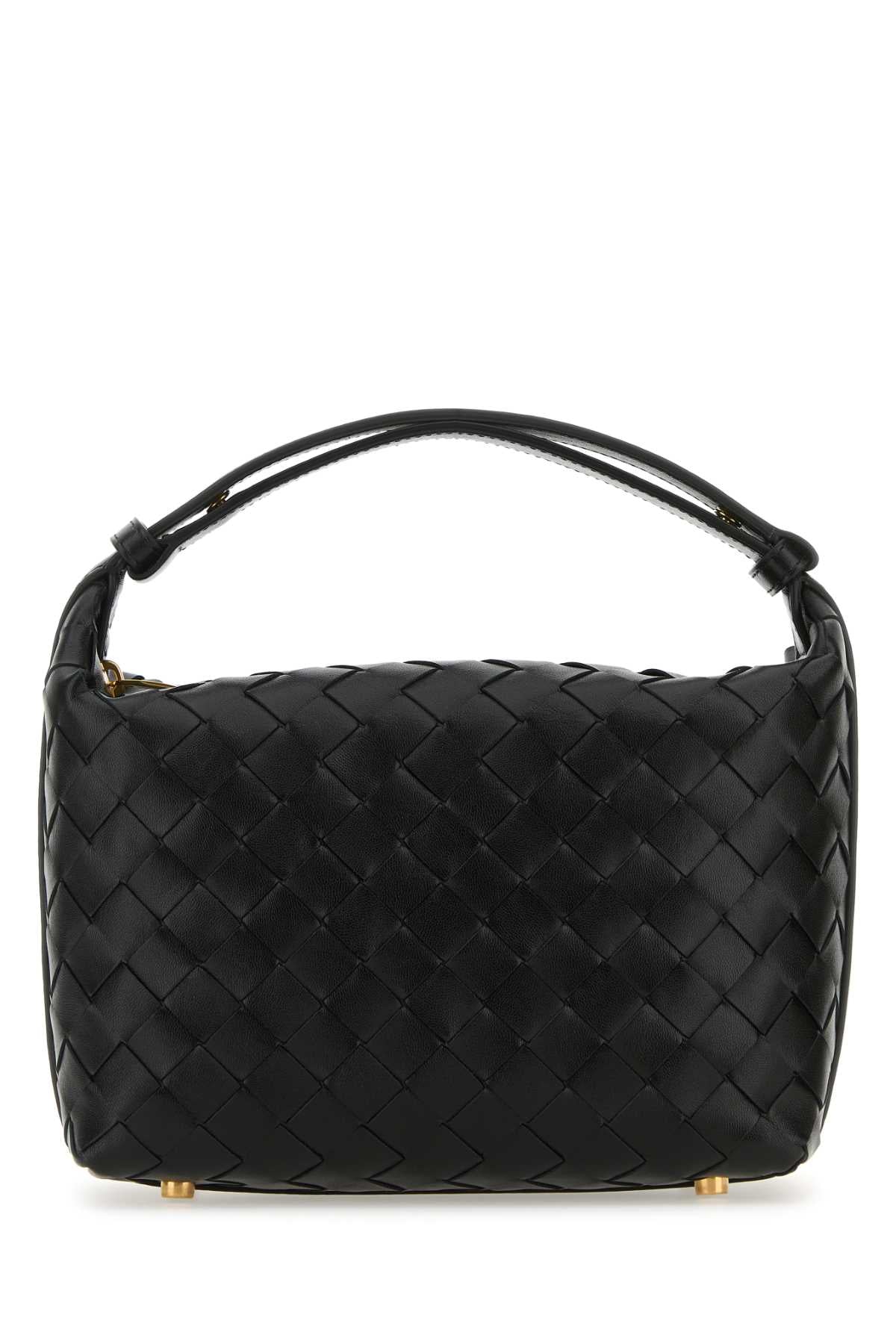 Bottega Veneta Women Black Nappa Leather Mini Wallace Handbag BOTTEGA VENETA