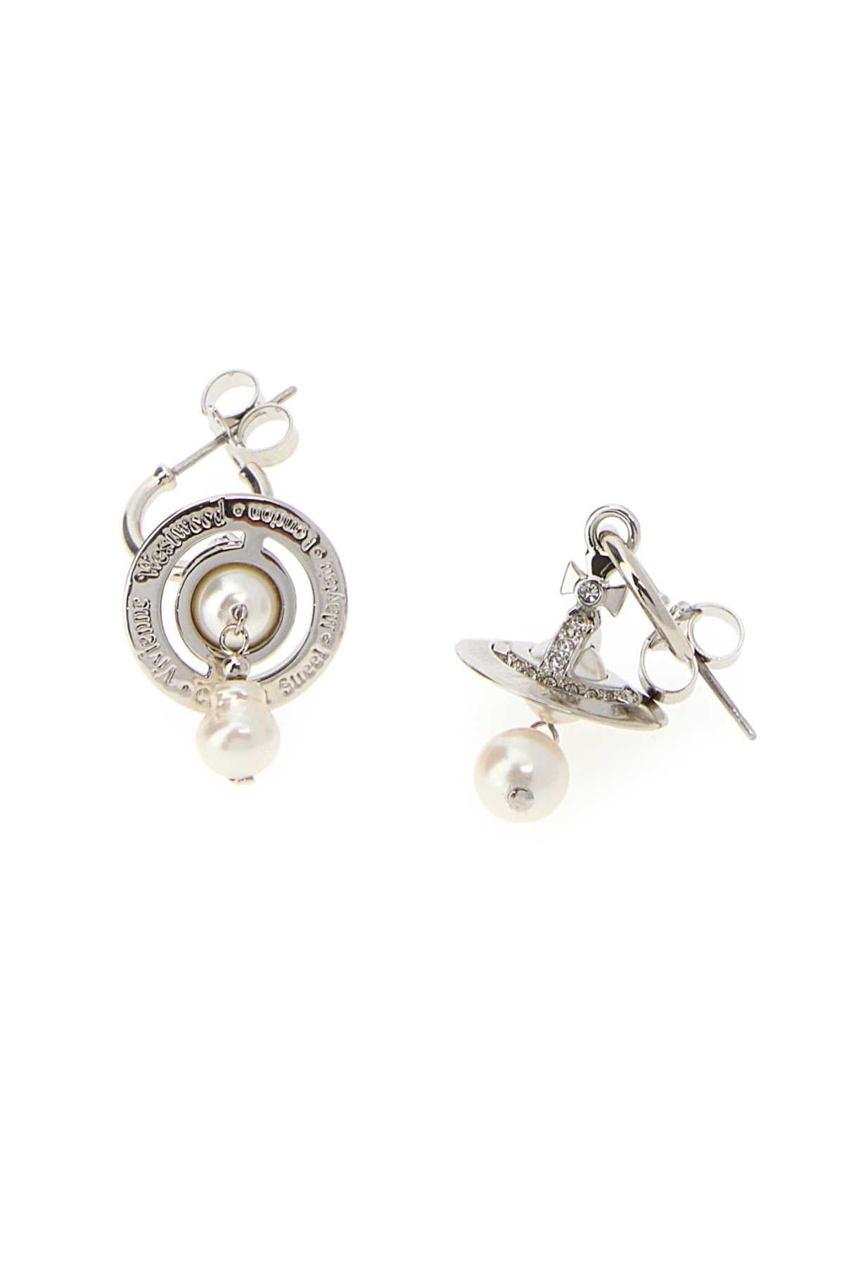 Vivienne Westwood Women Silver Metal Aleksa Earrings VIVIENNE WESTWOOD