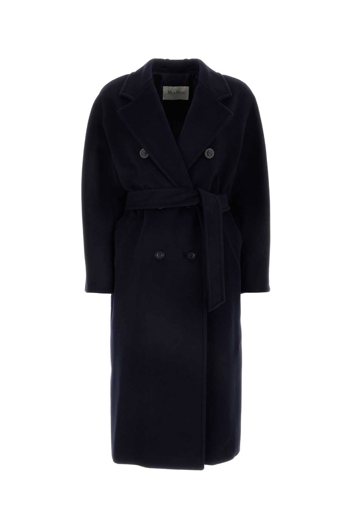 Max Mara Women Midnight Blue Wool Blend Madame Coat MAX MARA