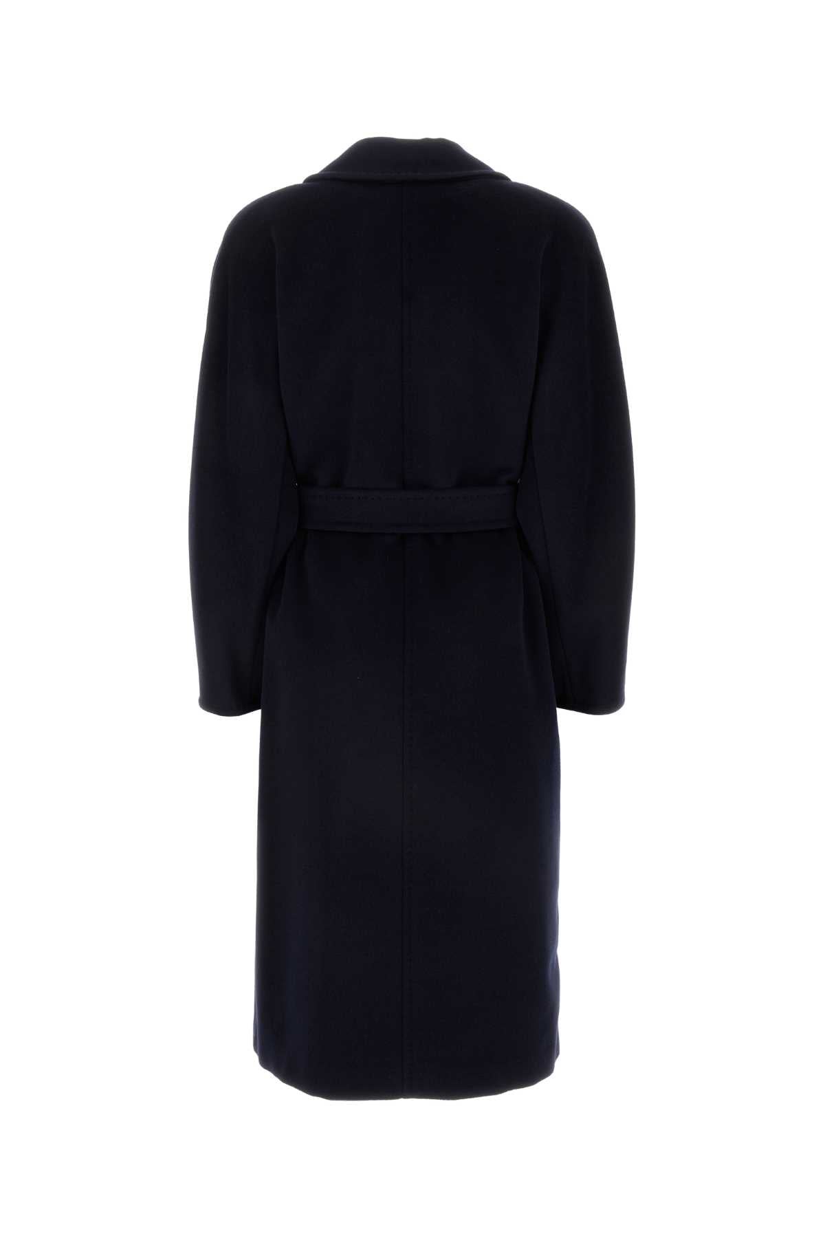 Max Mara Women Midnight Blue Wool Blend Madame Coat MAX MARA
