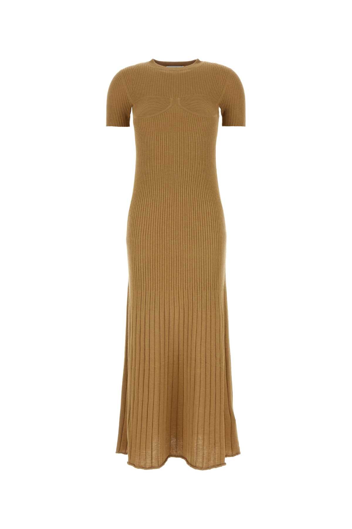 Max Mara Women Camel Silk Blend Europa Dress MAX MARA