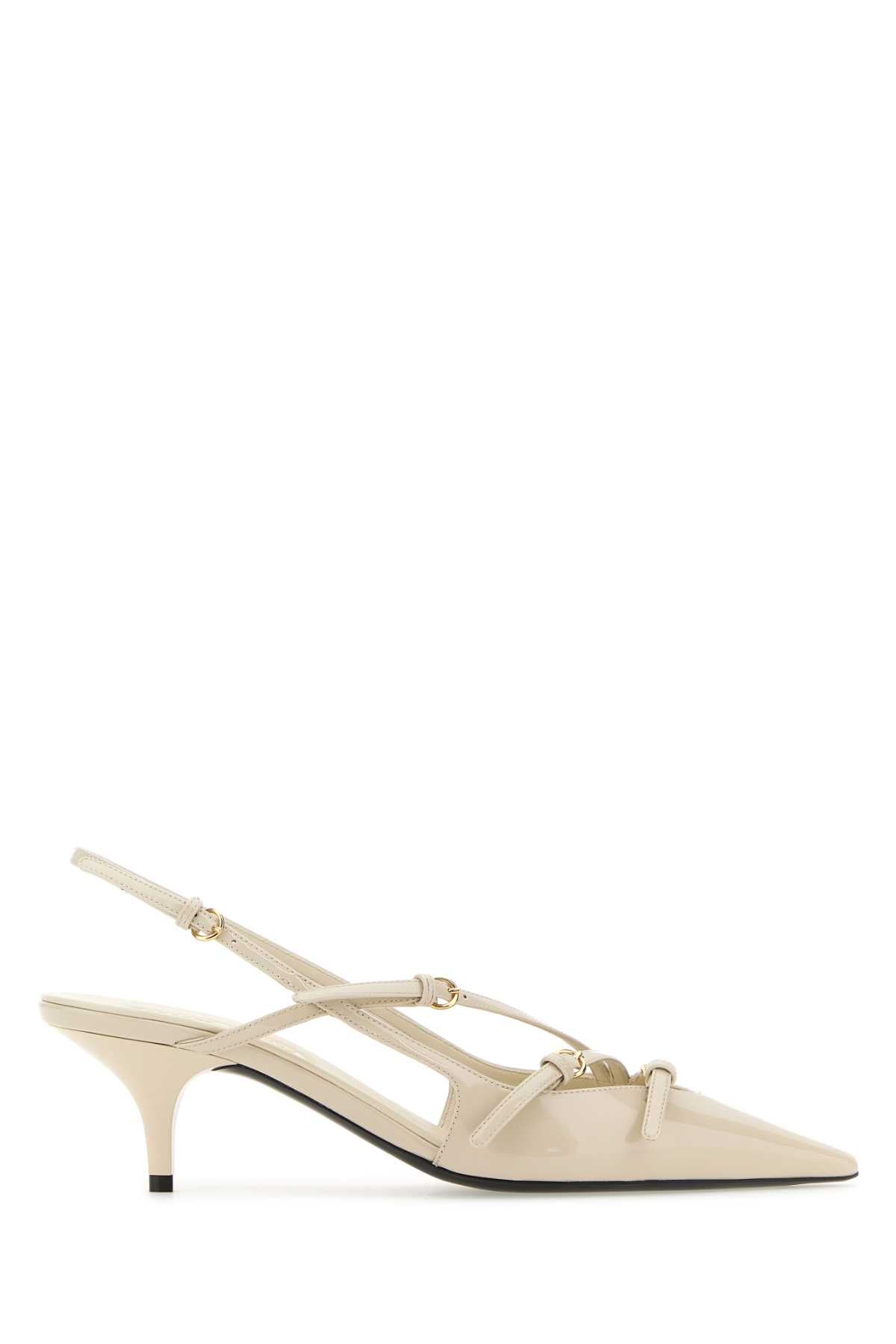 Miu Miu Women Ivory Leather Pumps MIU MIU