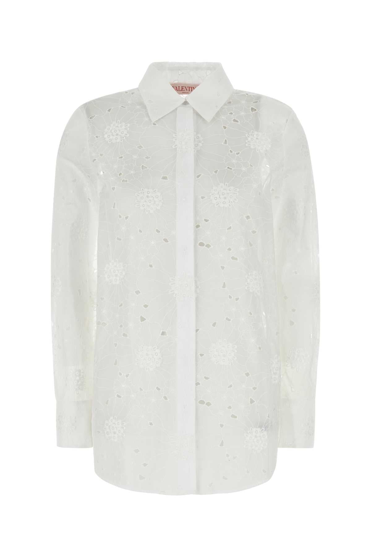 Valentino Garavani Women White Cotton Shirt VALENTINO GARAVANI