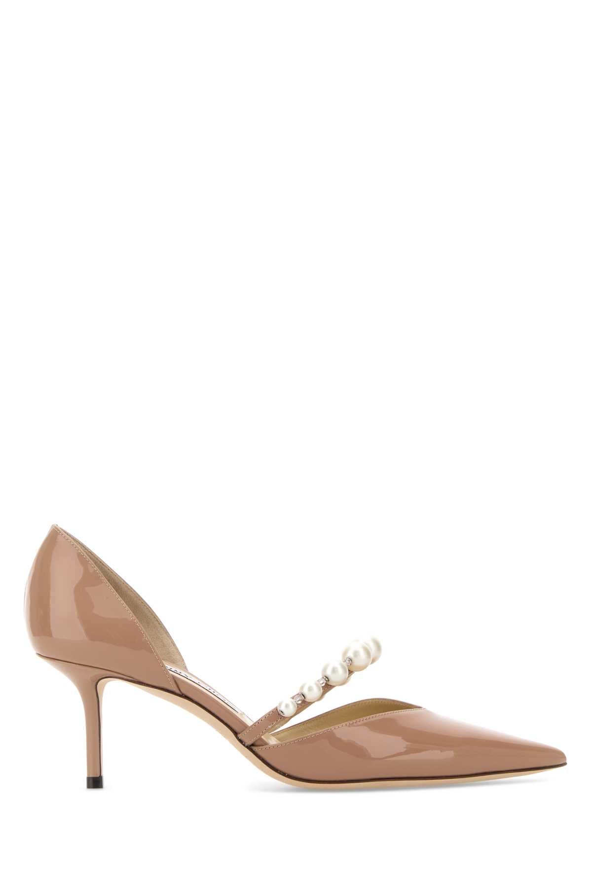 Jimmy Choo Women Antiqued Pink Leather Aurelie 65 Pumps JIMMY CHOO