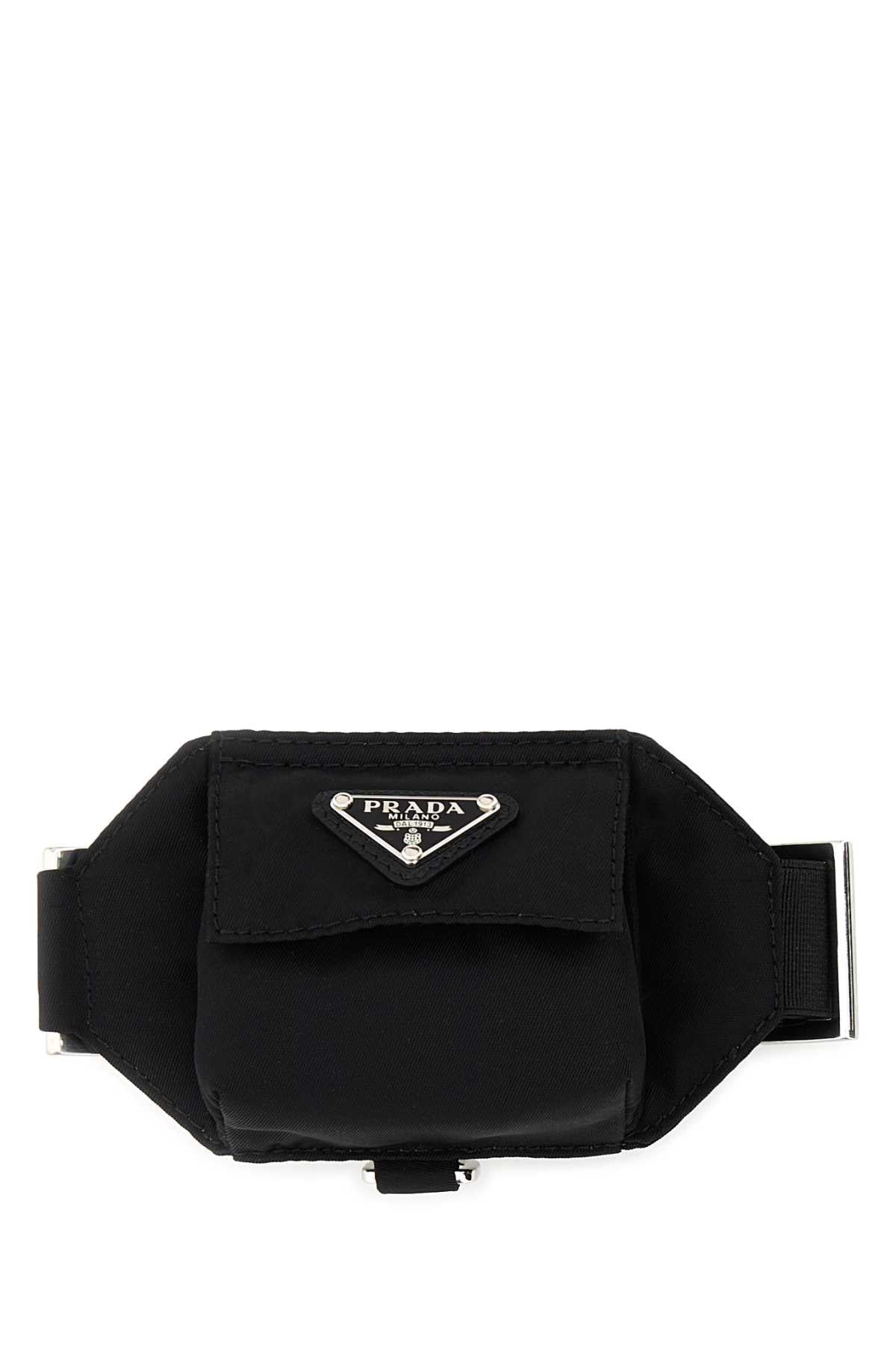 Prada Men Black Nylon Cuff PRADA