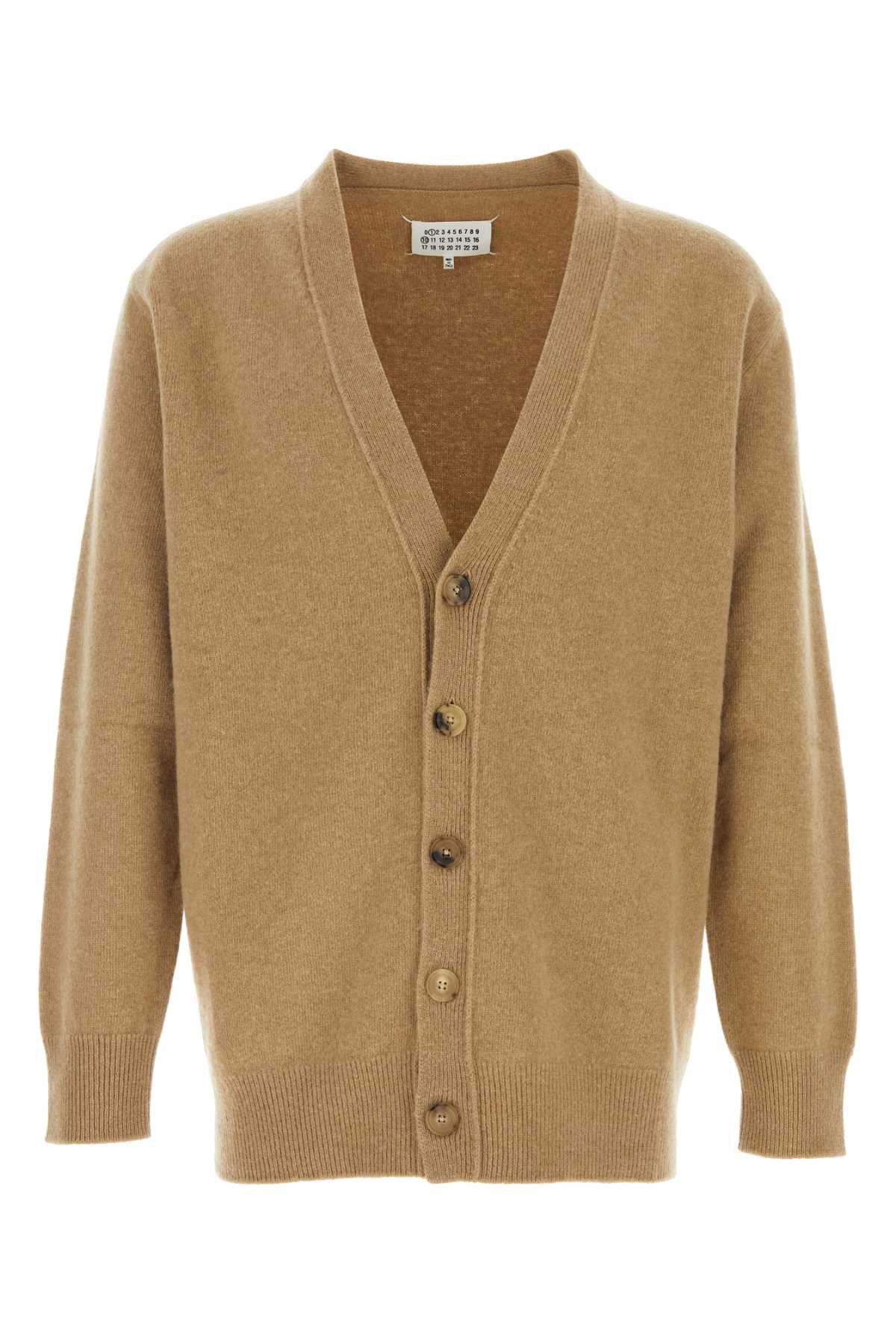Maison Margiela Men Cappuccino Wool Cardigan MAISON MARGIELA