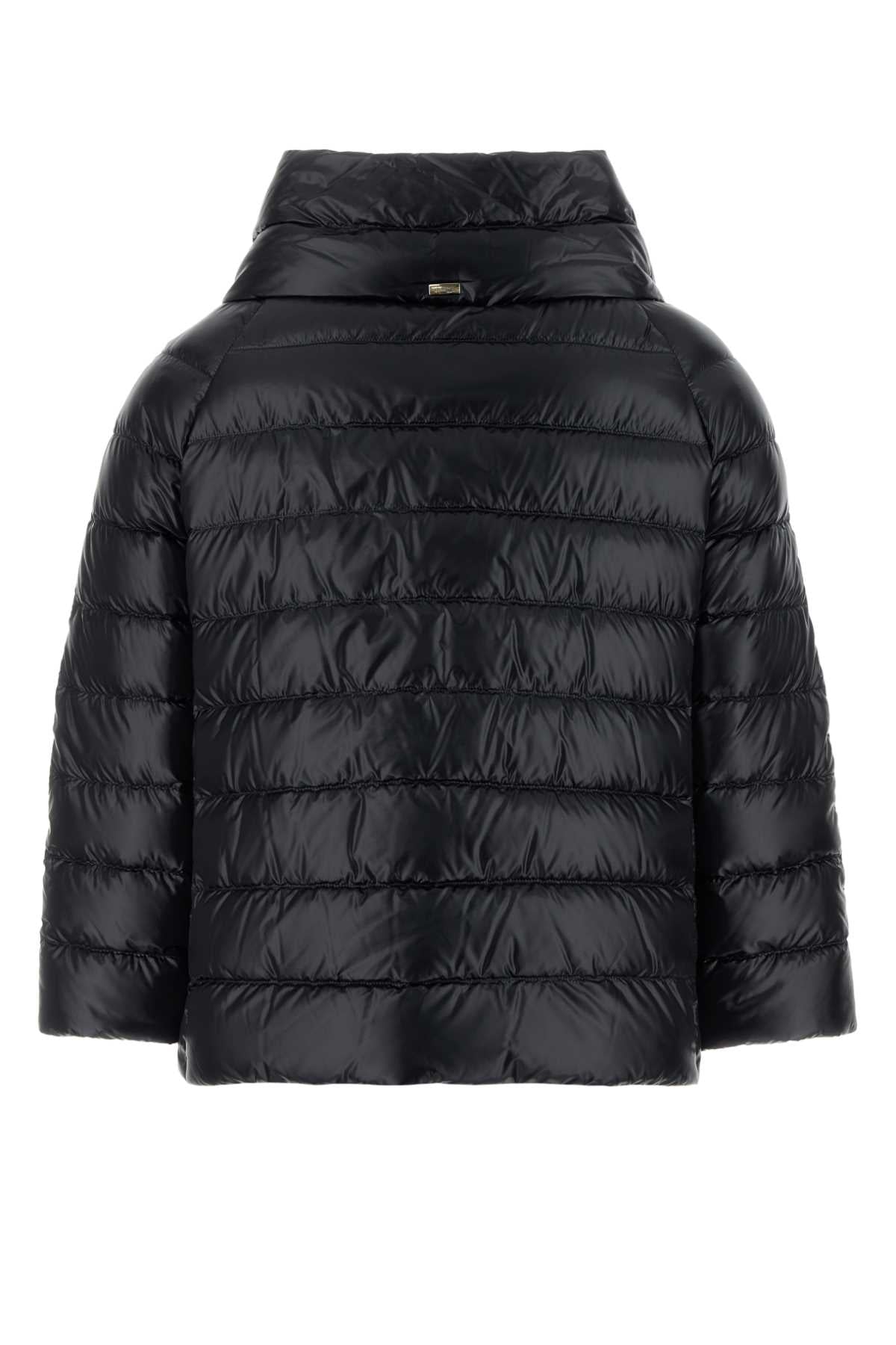Herno Women Black Nylon Down Jacket HERNO