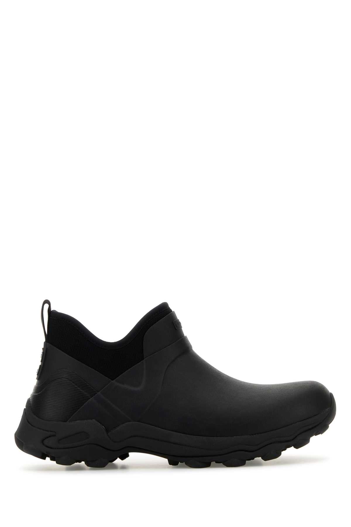 Givenchy Men Black Rubber Slip Ons GIVENCHY