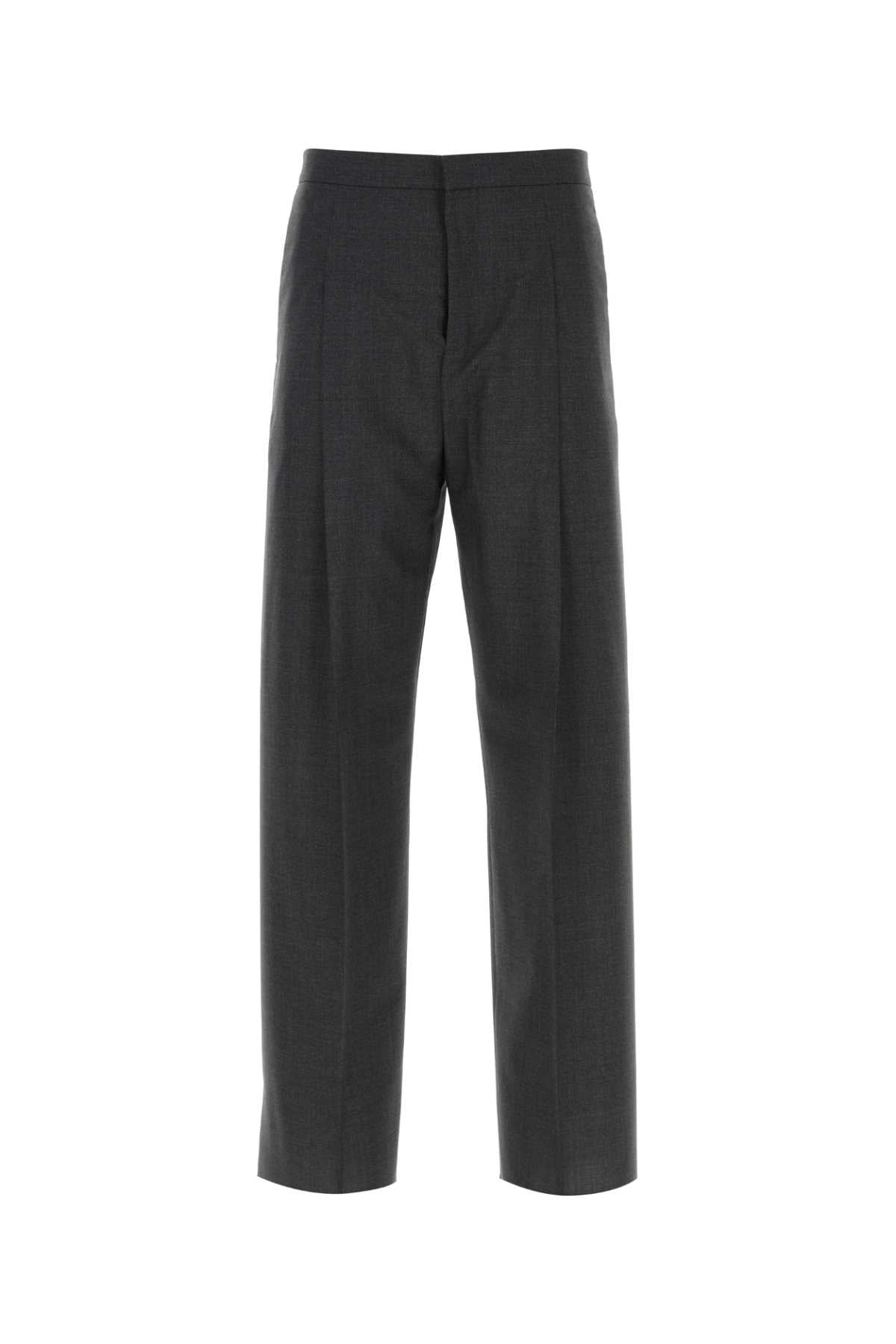 Givenchy Men Dark Grey Wool Pant GIVENCHY