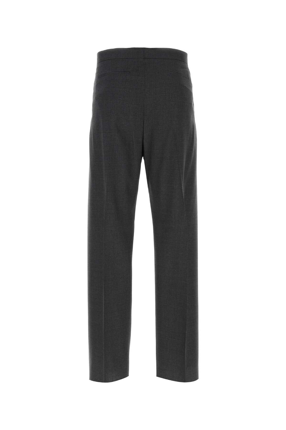 Givenchy Men Dark Grey Wool Pant GIVENCHY