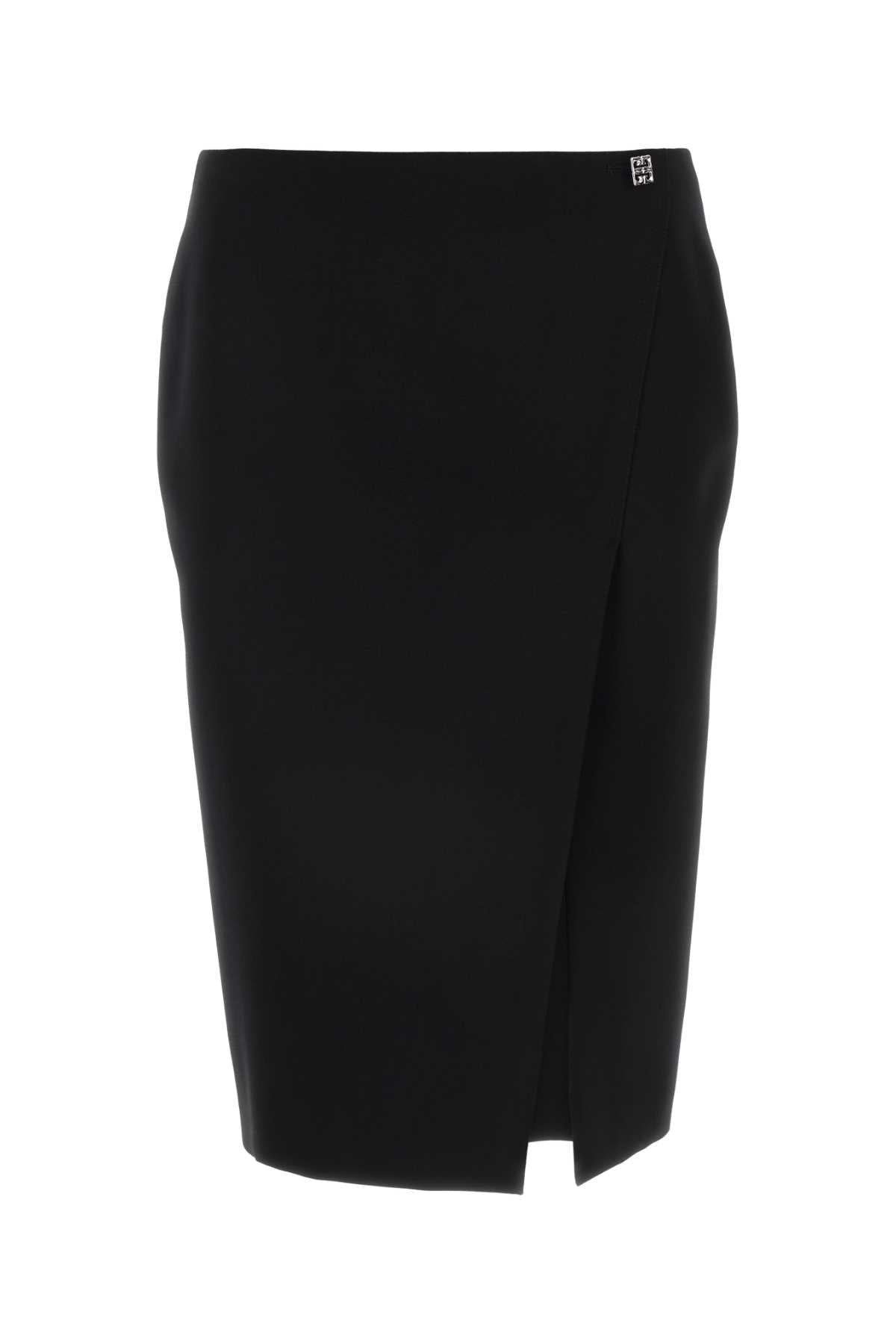 Givenchy Women Black Wool Skirt GIVENCHY