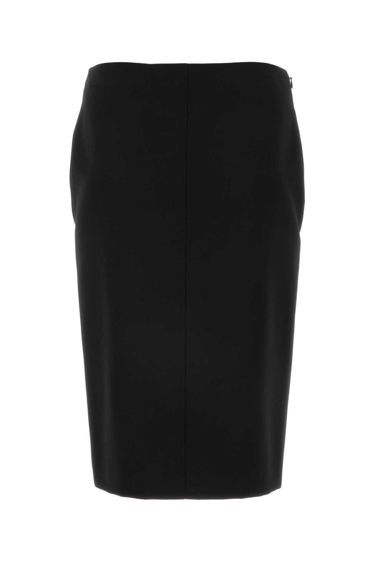 Givenchy Women Black Wool Skirt GIVENCHY