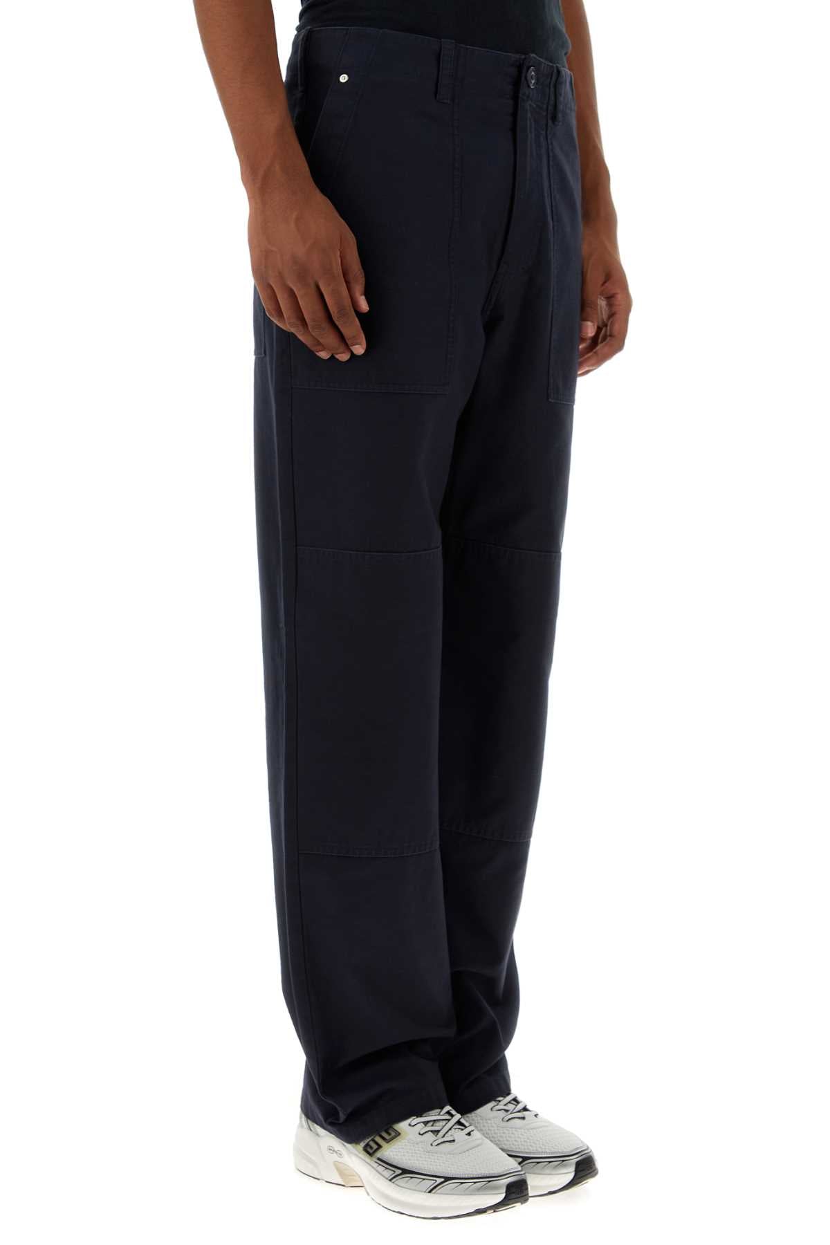 Givenchy Men Midnight Blue Cotton Pant GIVENCHY