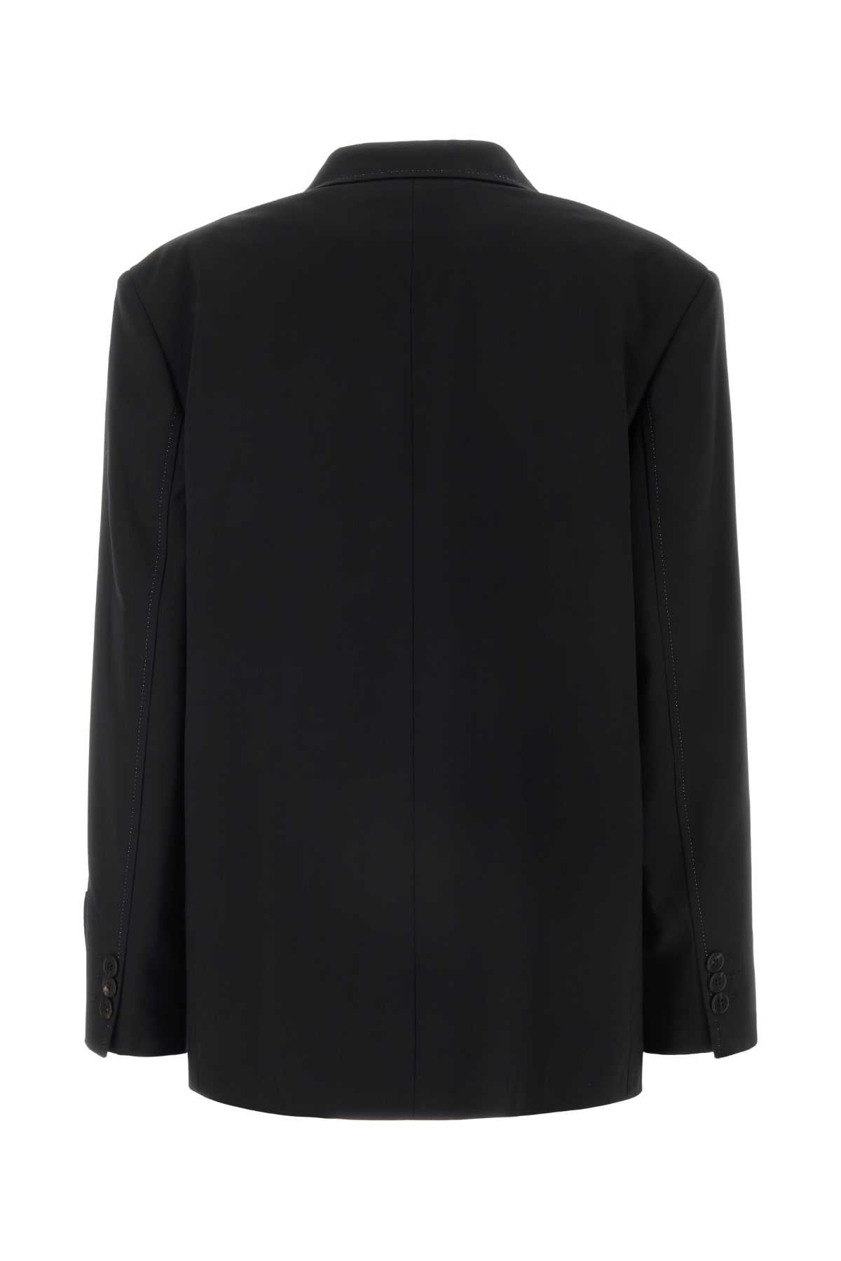 Marni Women Black Polyester Stretch Blazer MARNI