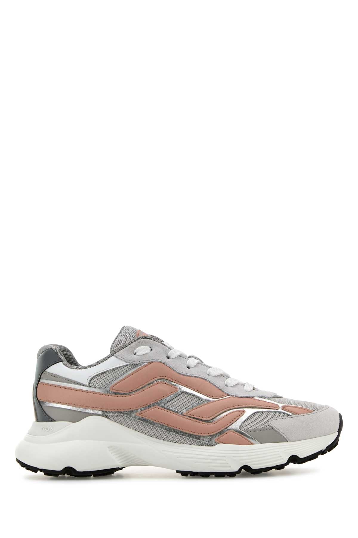 Tod's Women Multicolor Leather And Mesh Sneakers TOD'S