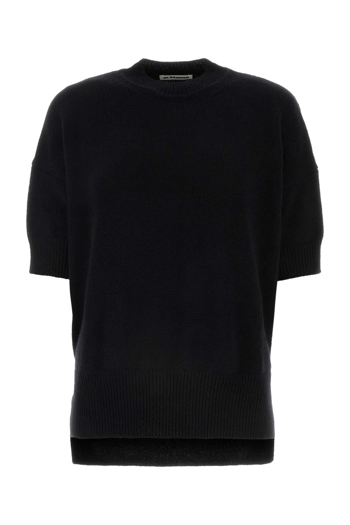 Jil Sander Women Black Cashmere Sweater JIL SANDER