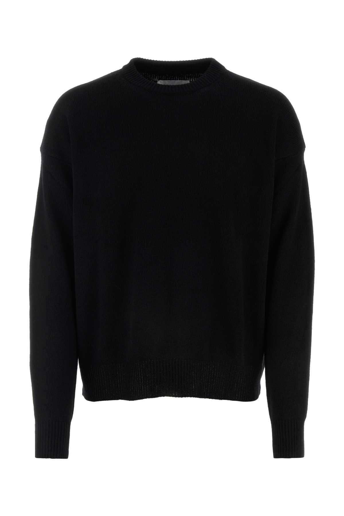 Jil Sander Men Black Cashmere Sweater JIL SANDER