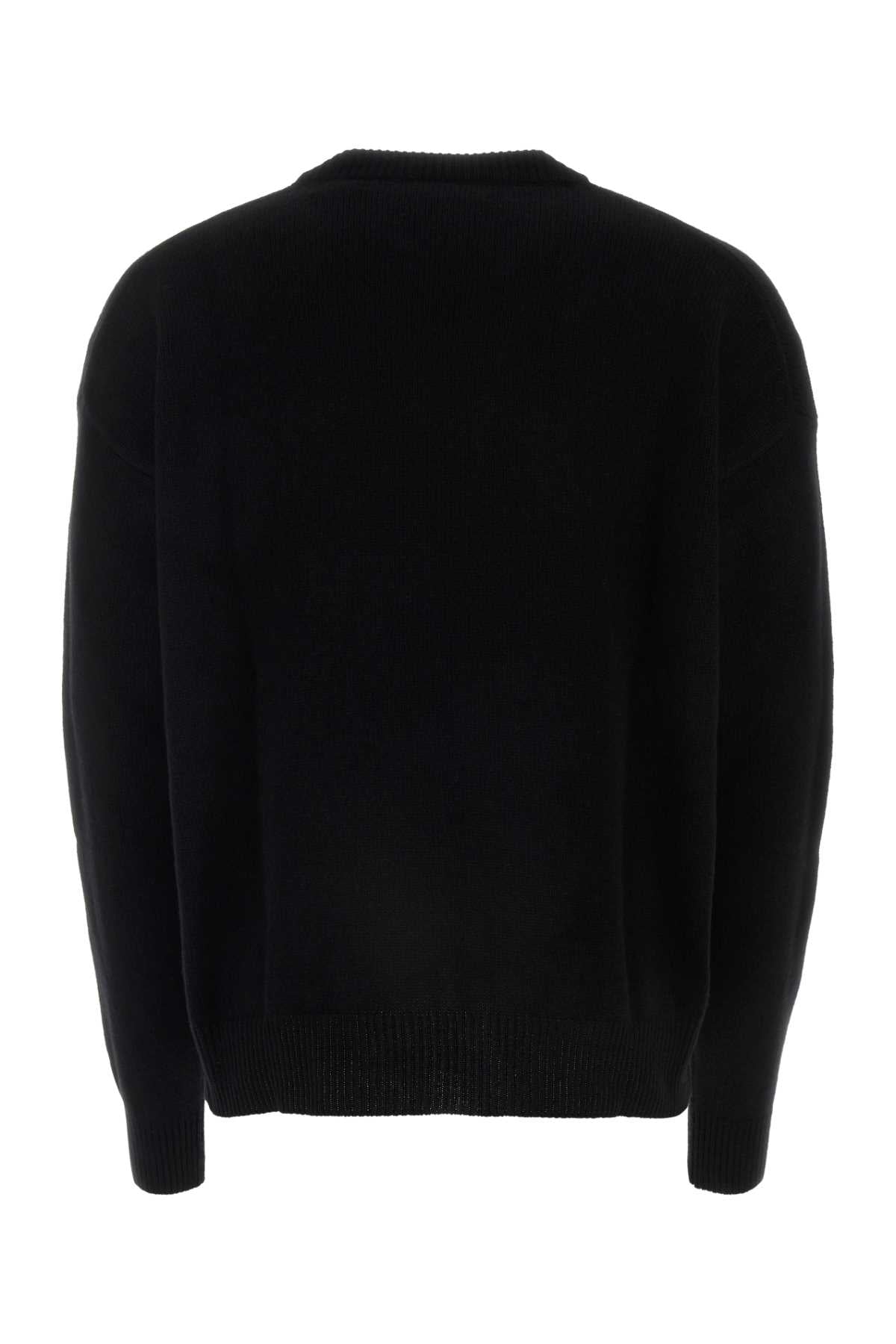 Jil Sander Men Black Cashmere Sweater JIL SANDER